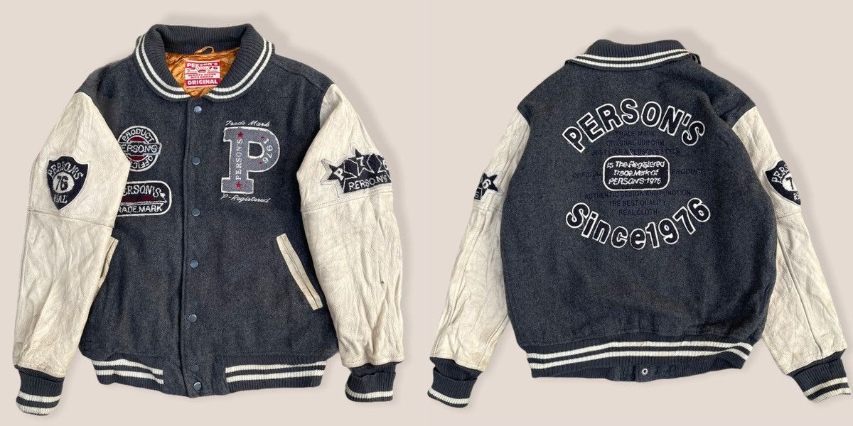 Japanese Brand × PERSON'S VINTAGE PERSON’S VARSITY JACKET Size US M / EU 48-50 / 2 - 2 Thumbnail