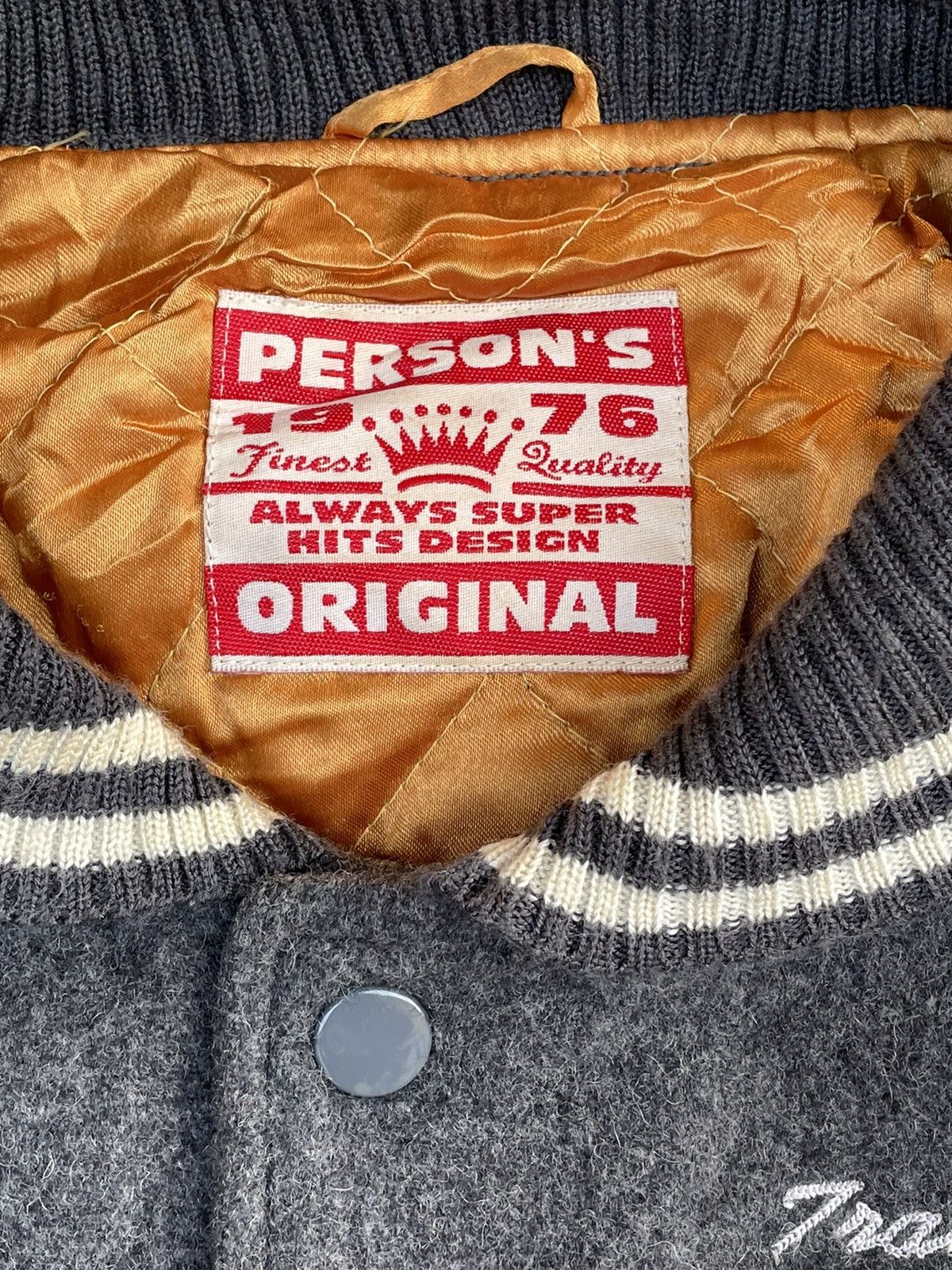 Japanese Brand × PERSON'S VINTAGE PERSON’S VARSITY JACKET Size US M / EU 48-50 / 2 - 15 Thumbnail