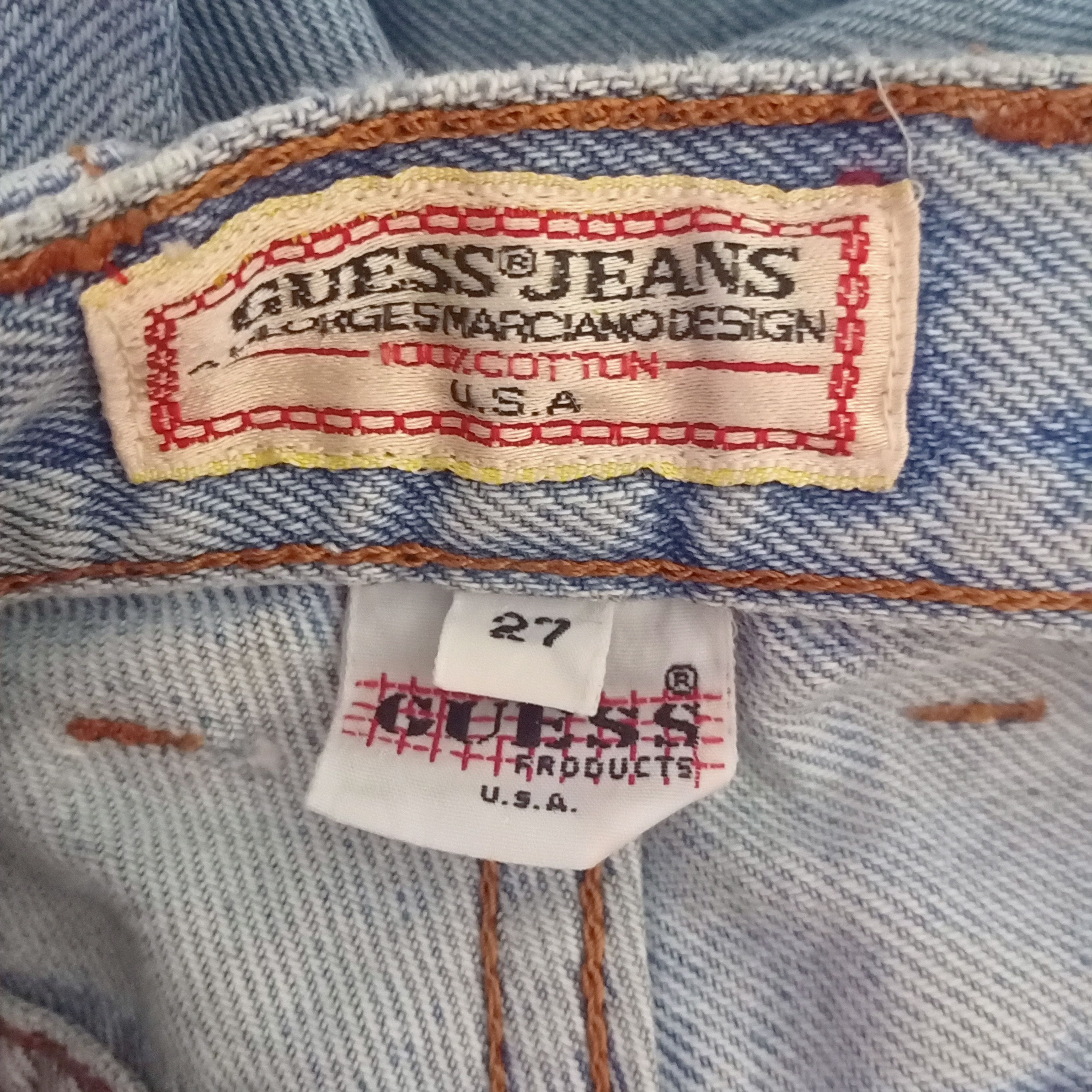 Guess Vintage Guess Skinny Jeans, Made in USA Size 26" / US 2 / IT 38 - 13 Thumbnail
