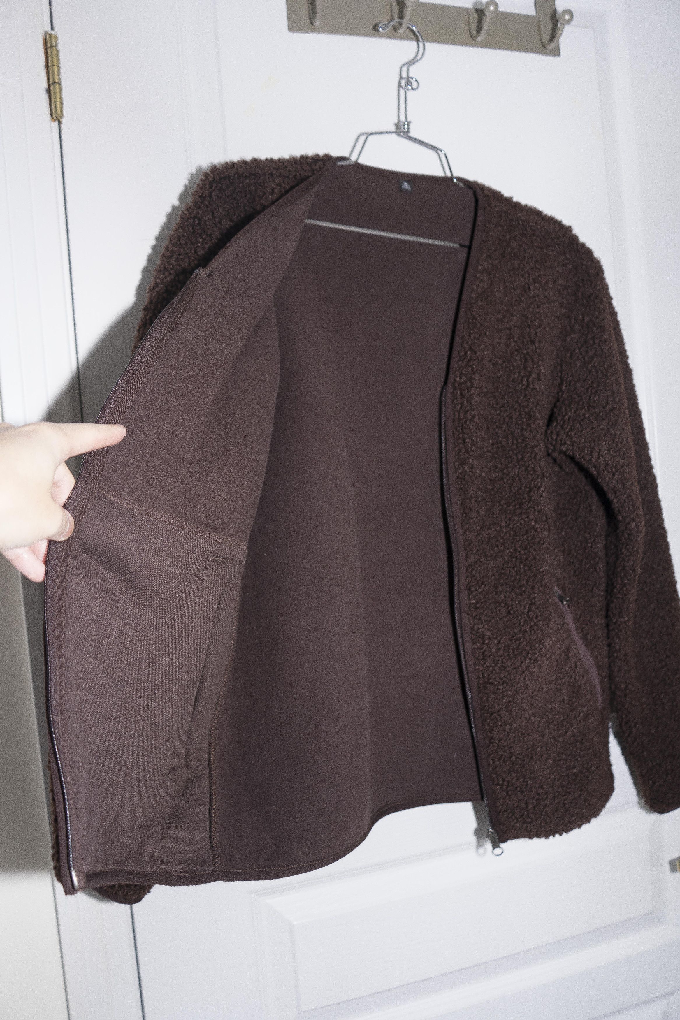 Uniqlo High-Yield/Pile Sherpa Zip Cardigan - Brown Size US XS / EU 42 / 0 - 6 Thumbnail