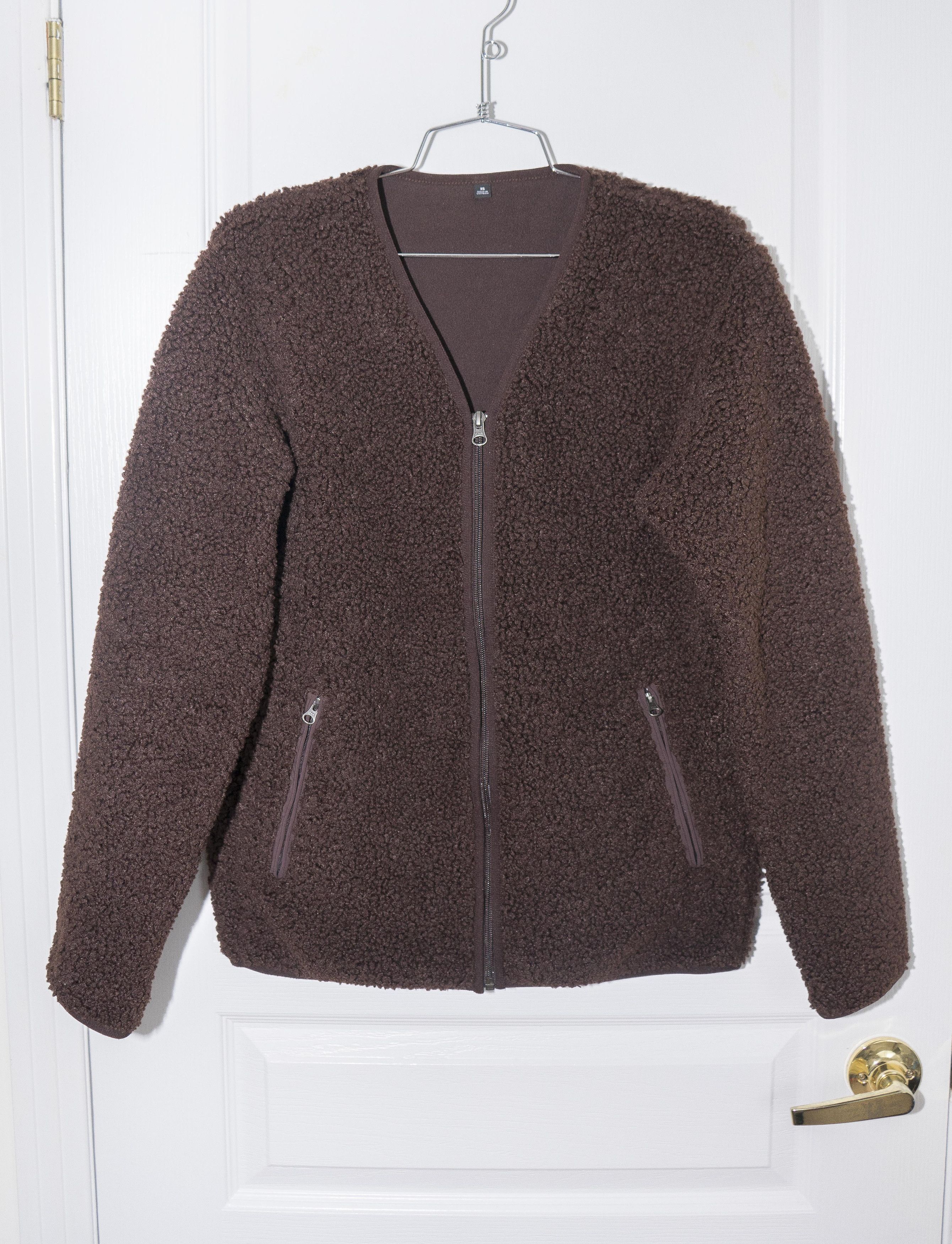 Uniqlo High-Yield/Pile Sherpa Zip Cardigan - Brown Size US XS / EU 42 / 0 - 2 Thumbnail