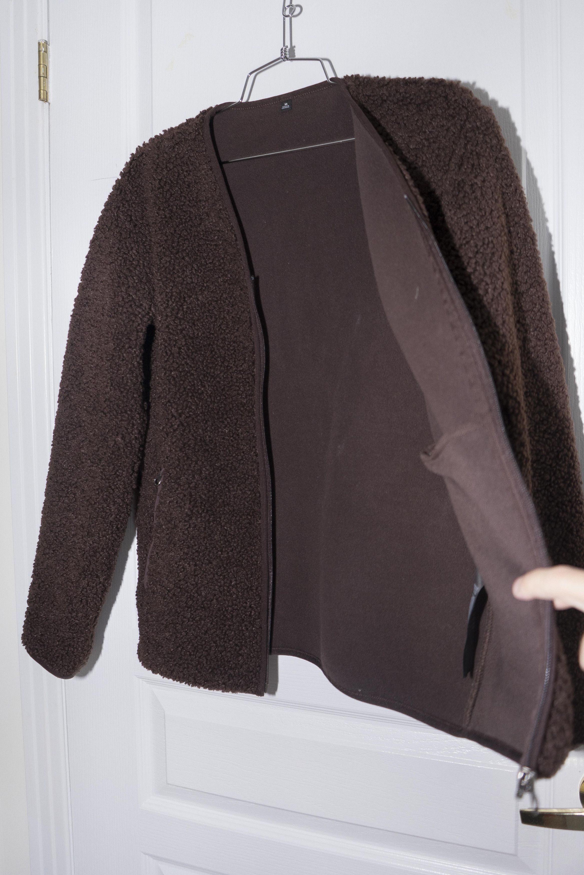 Uniqlo High-Yield/Pile Sherpa Zip Cardigan - Brown Size US XS / EU 42 / 0 - 8 Thumbnail