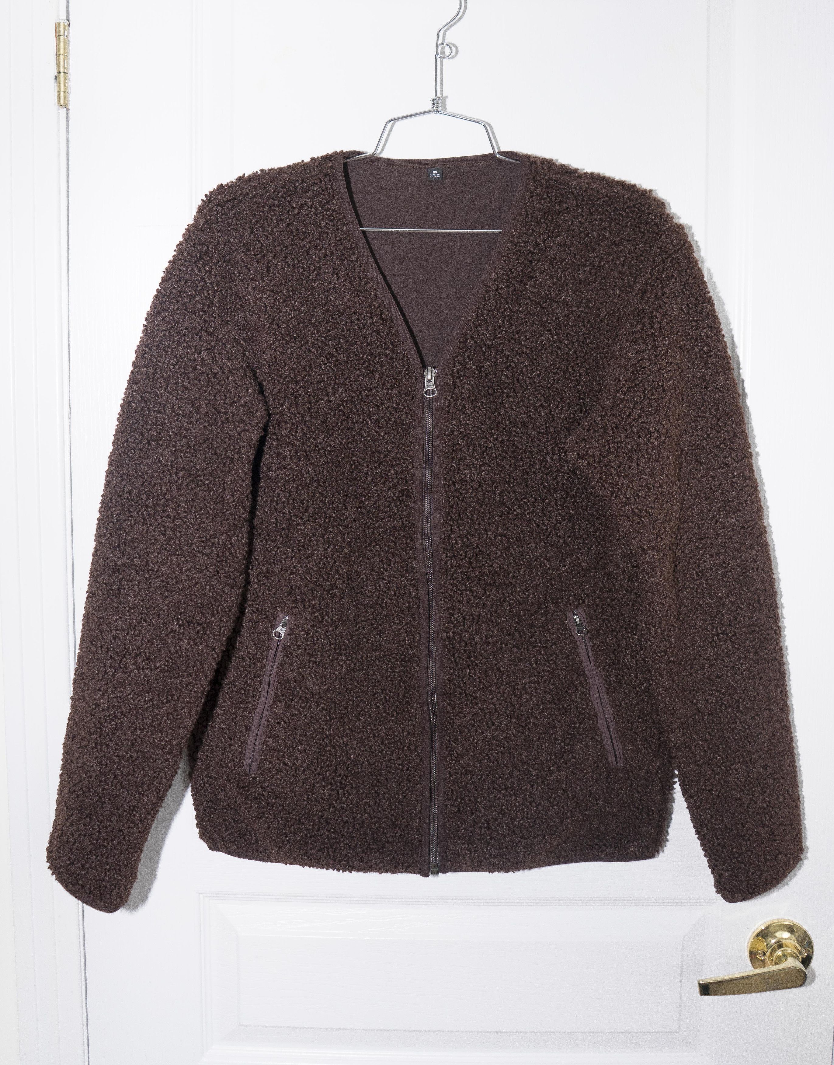 Uniqlo High-Yield/Pile Sherpa Zip Cardigan - Brown Size US XS / EU 42 / 0 - 1 Thumbnail