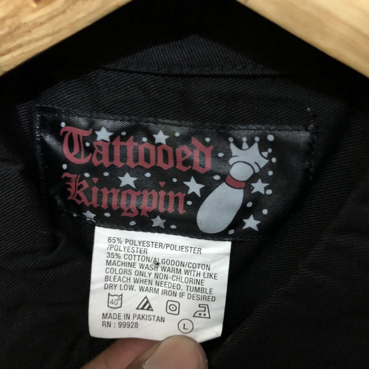 Japanese Brand × Vintage Rockabily Button Shirt Tattooed Kingpin Size US L / EU 52-54 / 3 - 4 Thumbnail