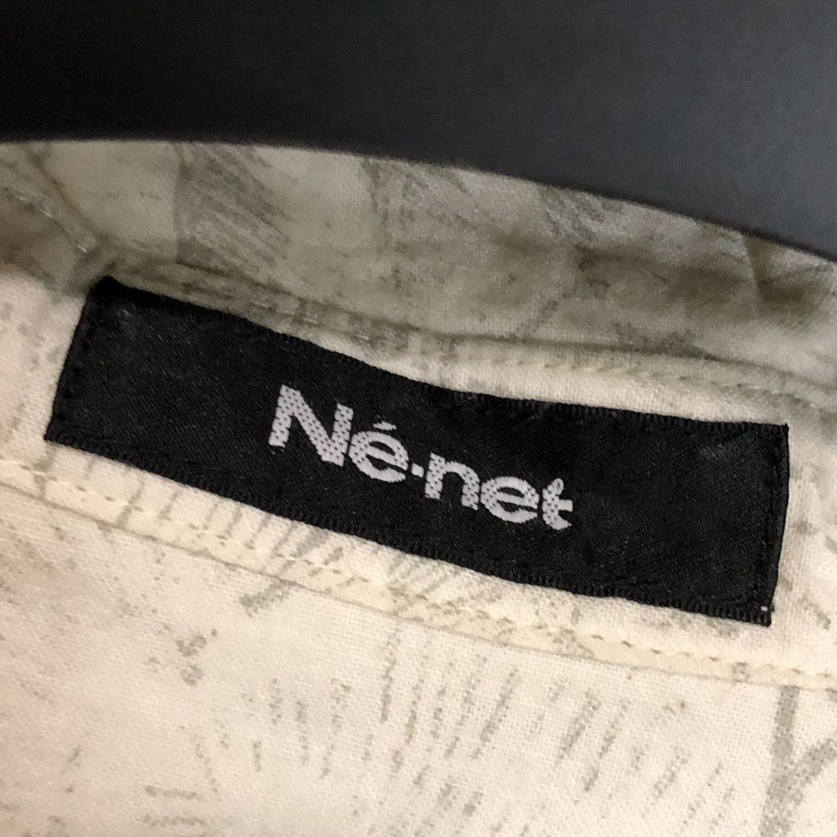 Issey Miyake × Japanese Brand Button Ups Shirt Nenet By Issey Miyake Maps Patern Size US L / EU 52-54 / 3 - 5 Thumbnail