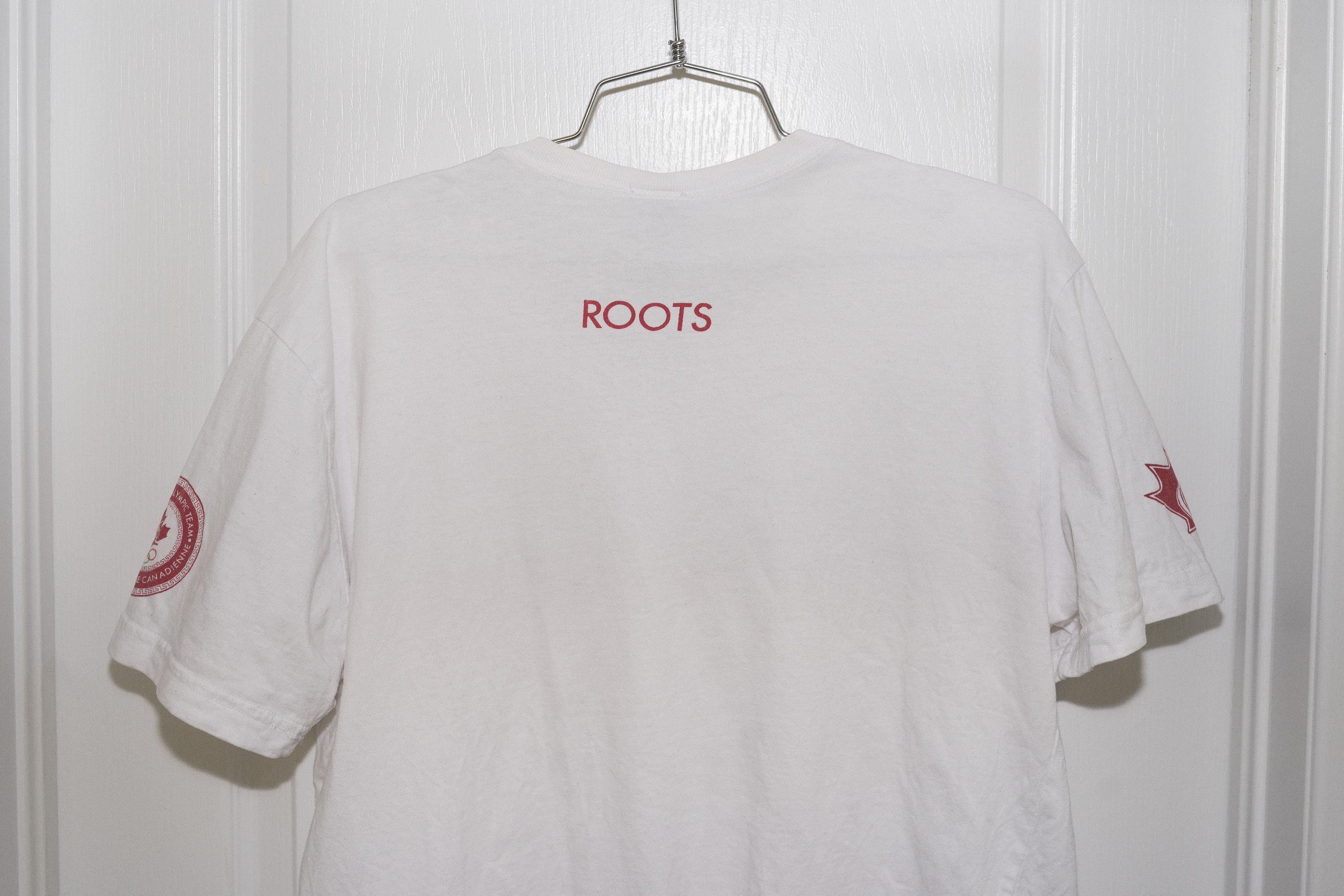 Roots 2004 Olympics Team Canada Tee - Sz L Size US L / EU 52-54 / 3 - 6 Thumbnail