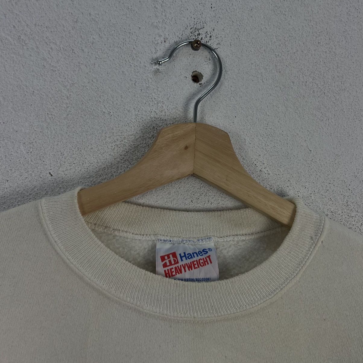 Vintage VINTAGE HANES HEAVYWEIGHT SWEATSHIRT CREWNECK BIG LOGO USA Size US L / EU 52-54 / 3 - 4 Thumbnail