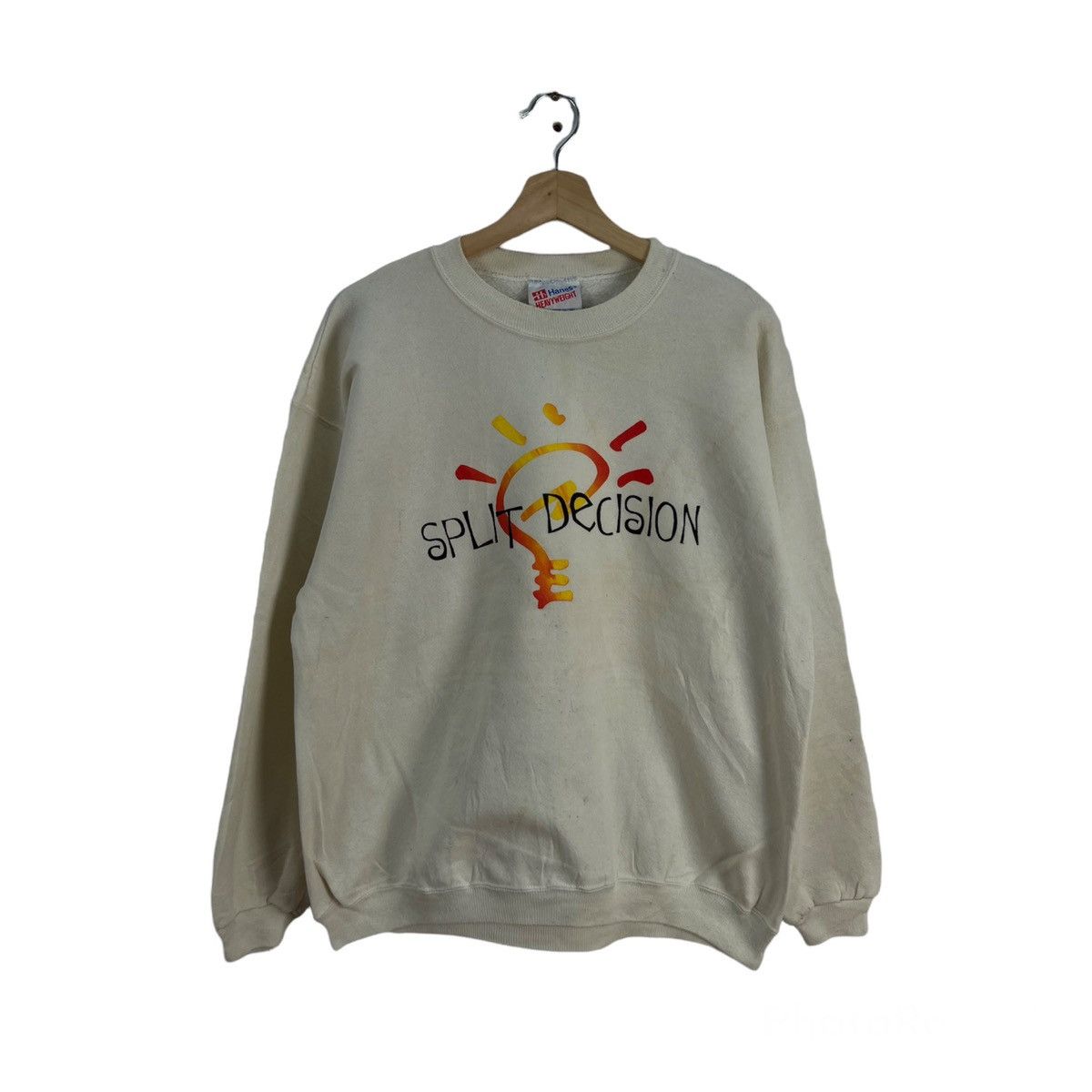 Vintage VINTAGE HANES HEAVYWEIGHT SWEATSHIRT CREWNECK BIG LOGO USA Size US L / EU 52-54 / 3 - 1 Thumbnail