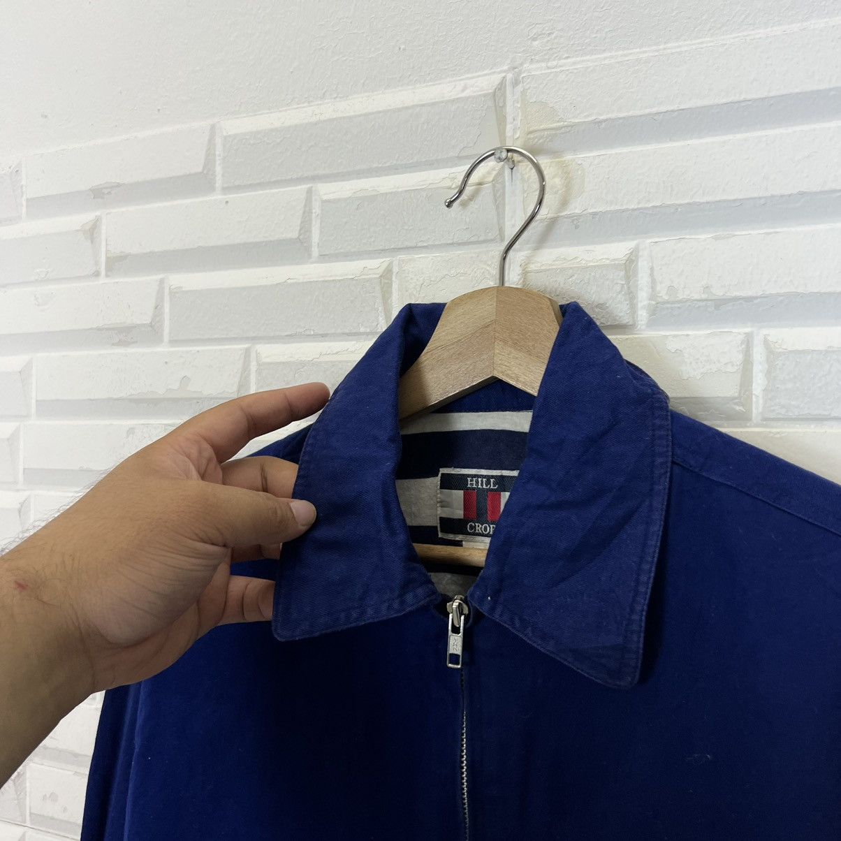 Japanese Brand RARE VINTAGE HILL CROP JACKET BIG LOGO Size US M / EU 48-50 / 2 - 7 Thumbnail