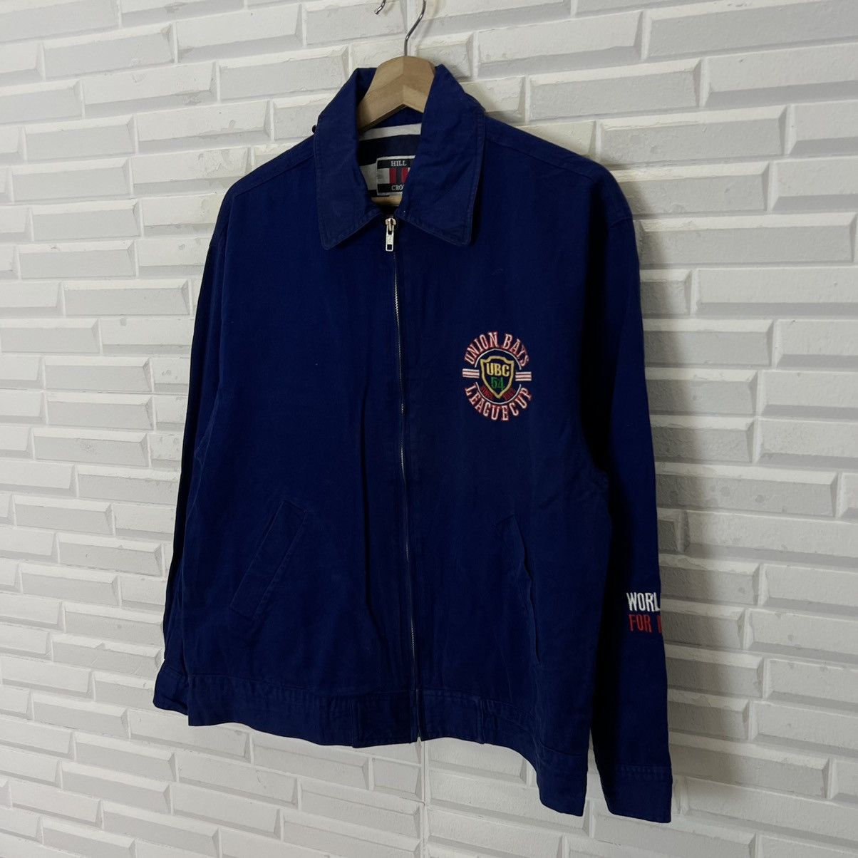 Japanese Brand RARE VINTAGE HILL CROP JACKET BIG LOGO Size US M / EU 48-50 / 2 - 2 Thumbnail