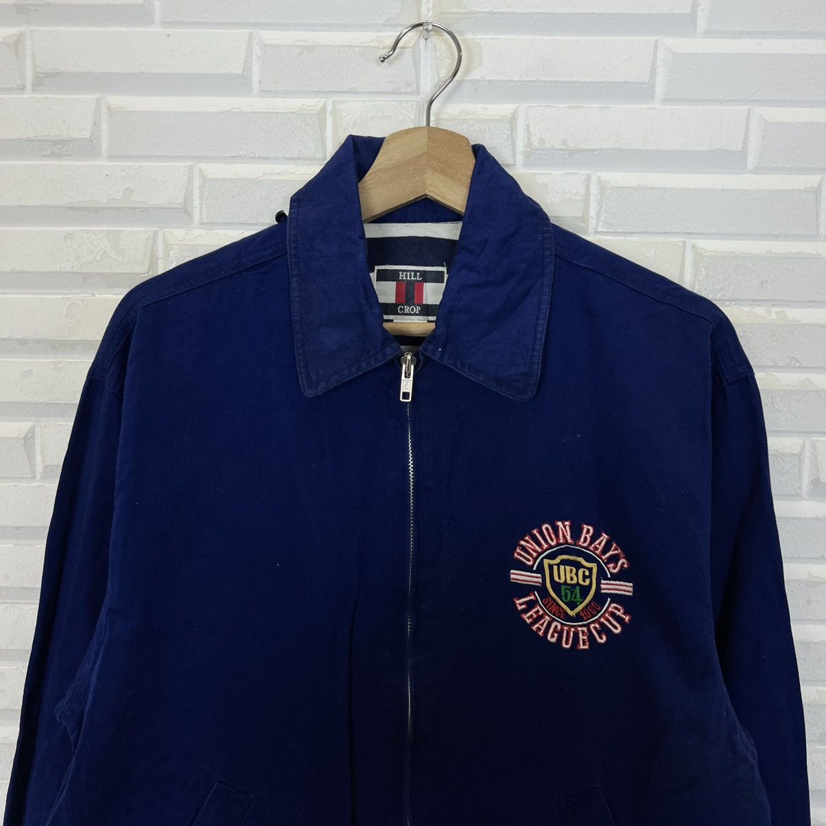 Japanese Brand RARE VINTAGE HILL CROP JACKET BIG LOGO Size US M / EU 48-50 / 2 - 3 Thumbnail