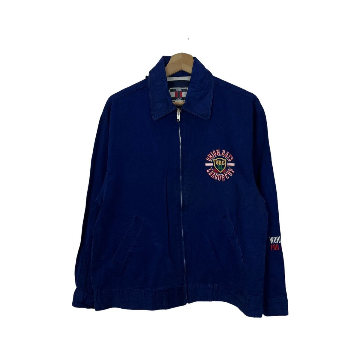 Japanese Brand RARE VINTAGE HILL CROP JACKET BIG LOGO Size US M / EU 48-50 / 2 - 1 Thumbnail