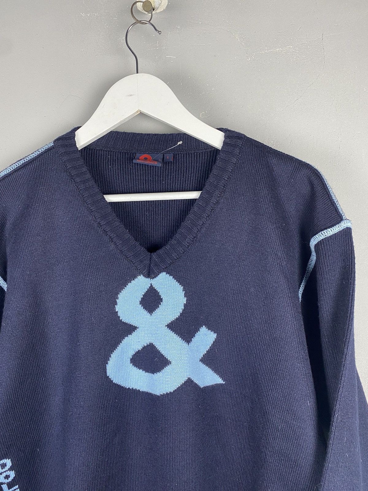 Dolce & Gabbana Vintage DOLCE & GABBANA Spellout Logo Sweater & Big Logo Size US L / EU 52-54 / 3 - 3 Thumbnail