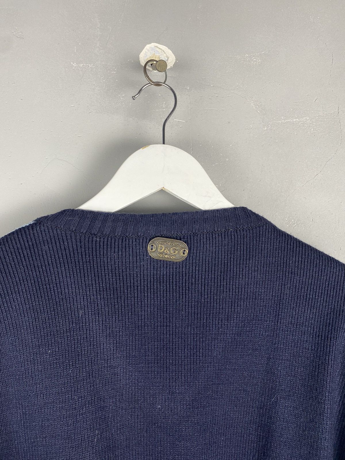 Dolce & Gabbana Vintage DOLCE & GABBANA Spellout Logo Sweater & Big Logo Size US L / EU 52-54 / 3 - 11 Thumbnail