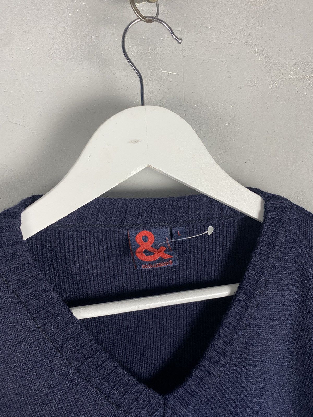 Dolce & Gabbana Vintage DOLCE & GABBANA Spellout Logo Sweater & Big Logo Size US L / EU 52-54 / 3 - 7 Thumbnail