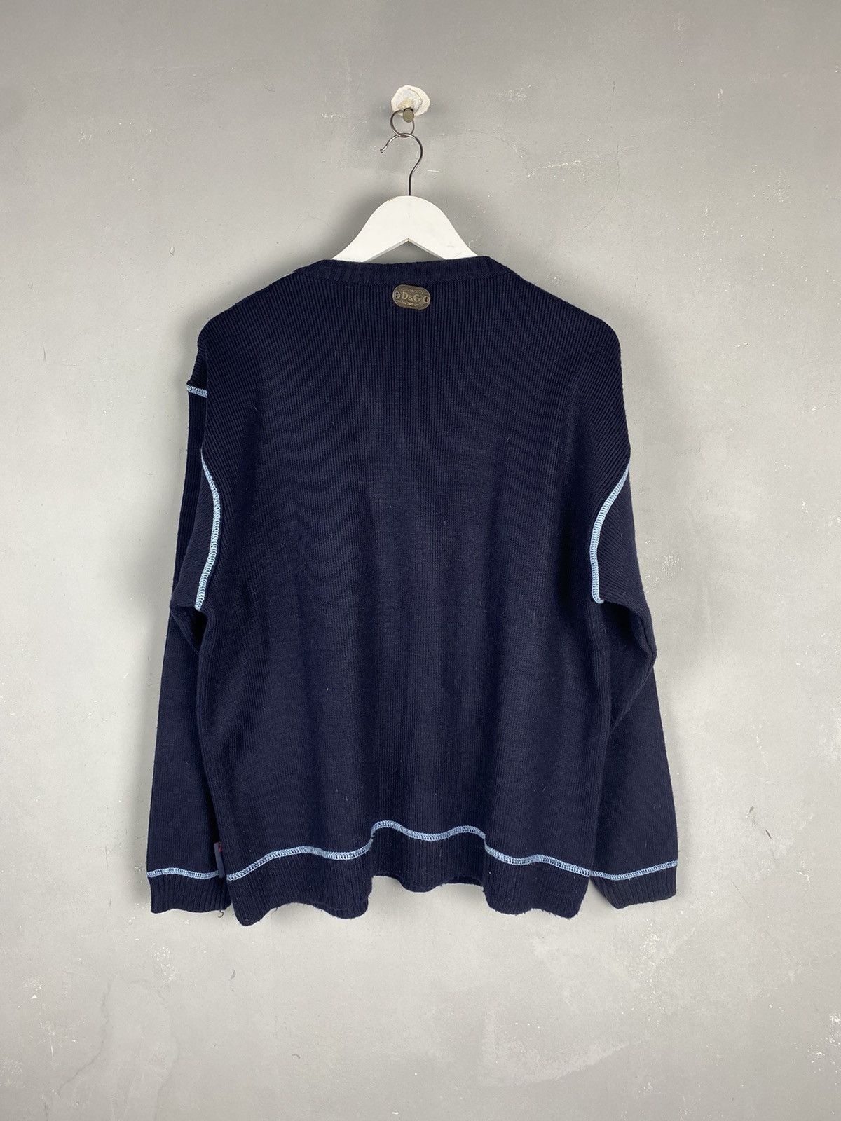 Dolce & Gabbana Vintage DOLCE & GABBANA Spellout Logo Sweater & Big Logo Size US L / EU 52-54 / 3 - 10 Thumbnail