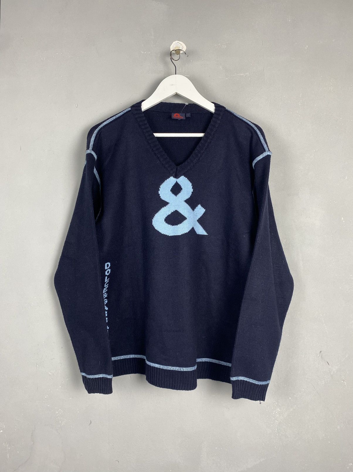 Dolce & Gabbana Vintage DOLCE & GABBANA Spellout Logo Sweater & Big Logo Size US L / EU 52-54 / 3 - 1 Thumbnail