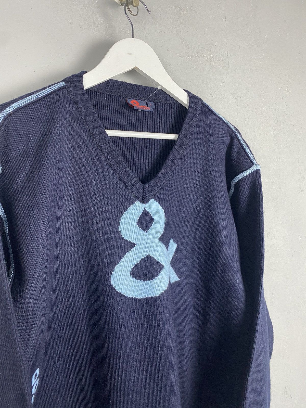 Dolce & Gabbana Vintage DOLCE & GABBANA Spellout Logo Sweater & Big Logo Size US L / EU 52-54 / 3 - 5 Thumbnail
