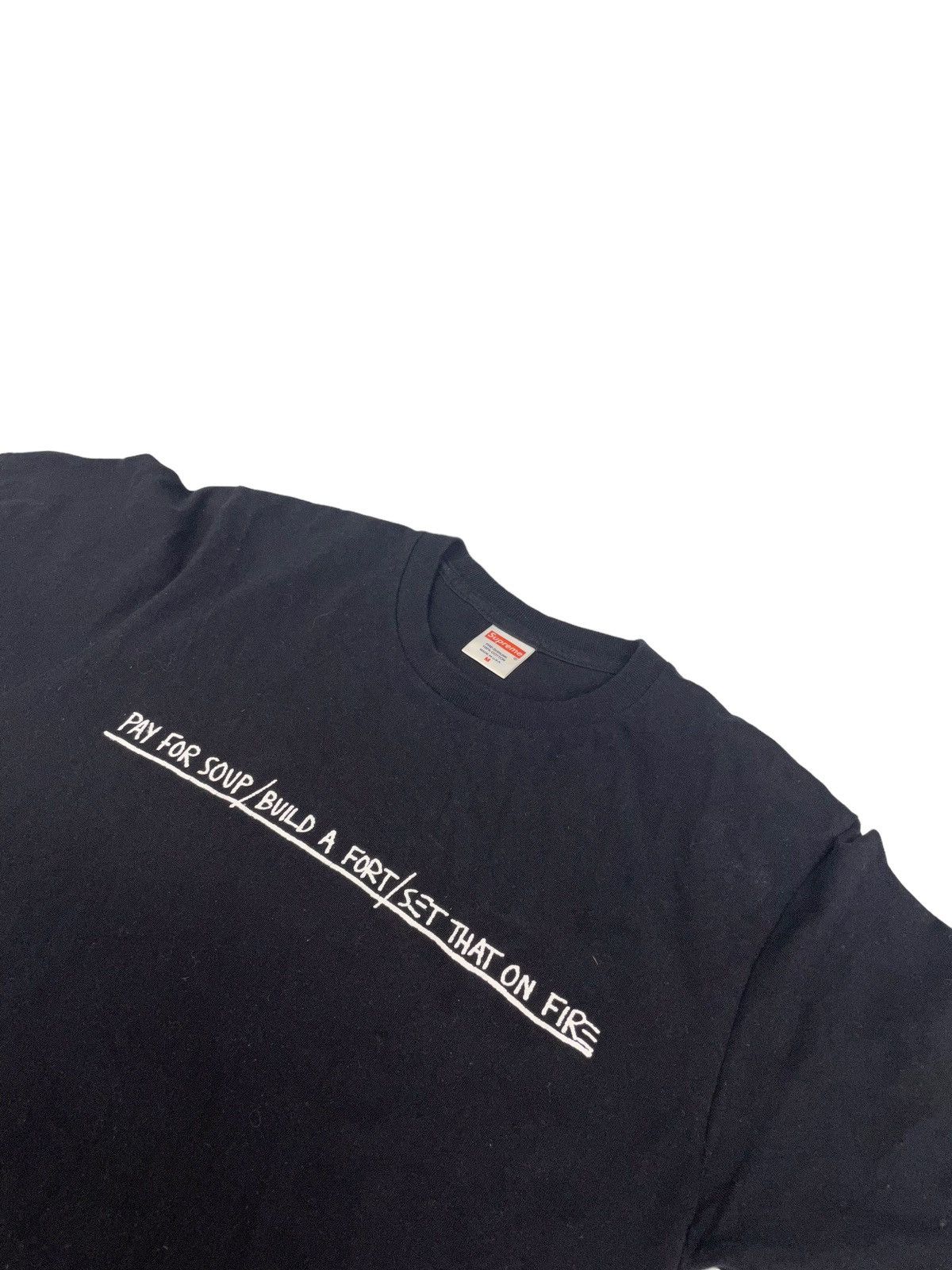 Supreme x Basquiat Pay for soup tee