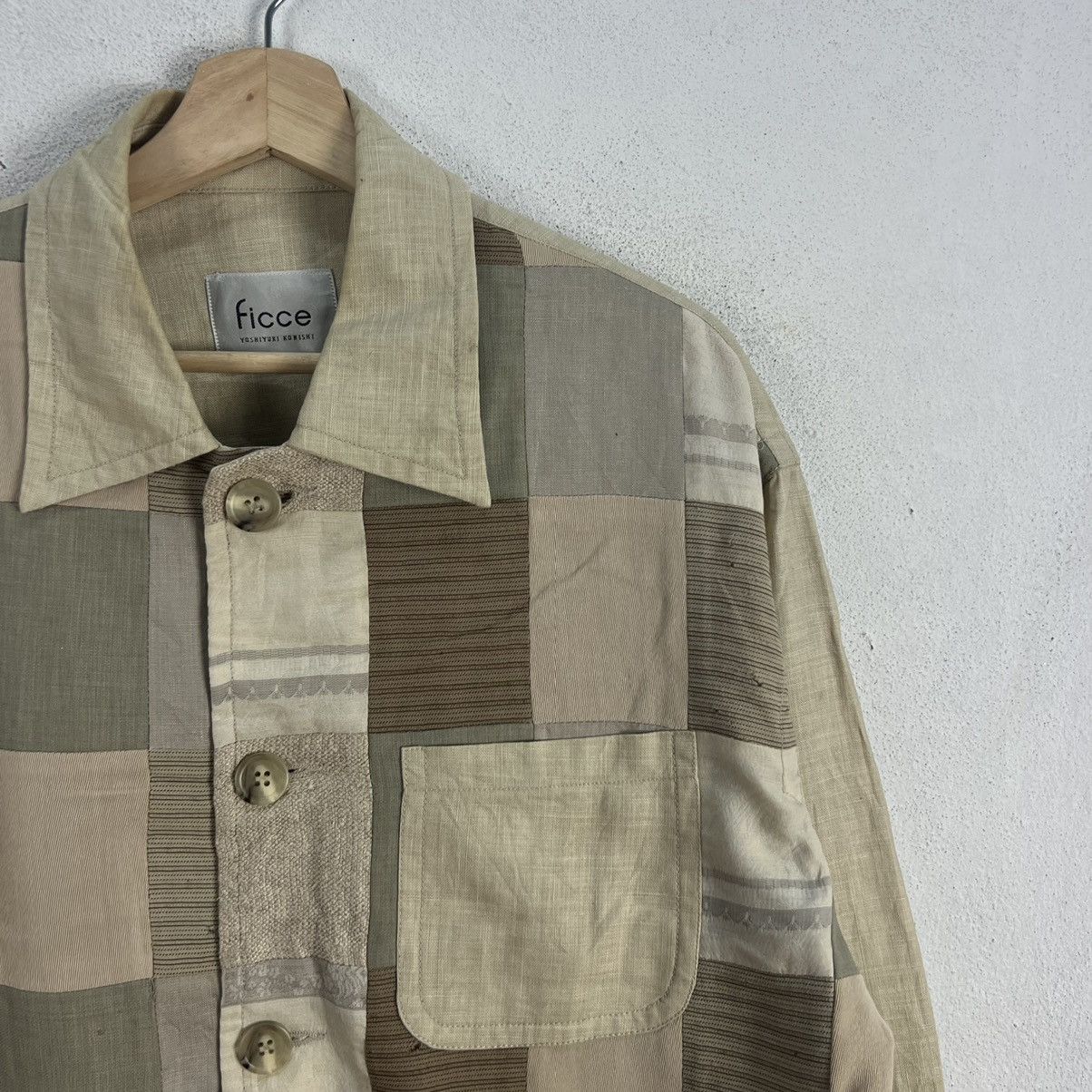 Japanese Brand VINTAGE FICCE YOSHIYUKI KONOSHI PATCH WORK JACKET DESIGN Size US L / EU 52-54 / 3 - 5 Thumbnail