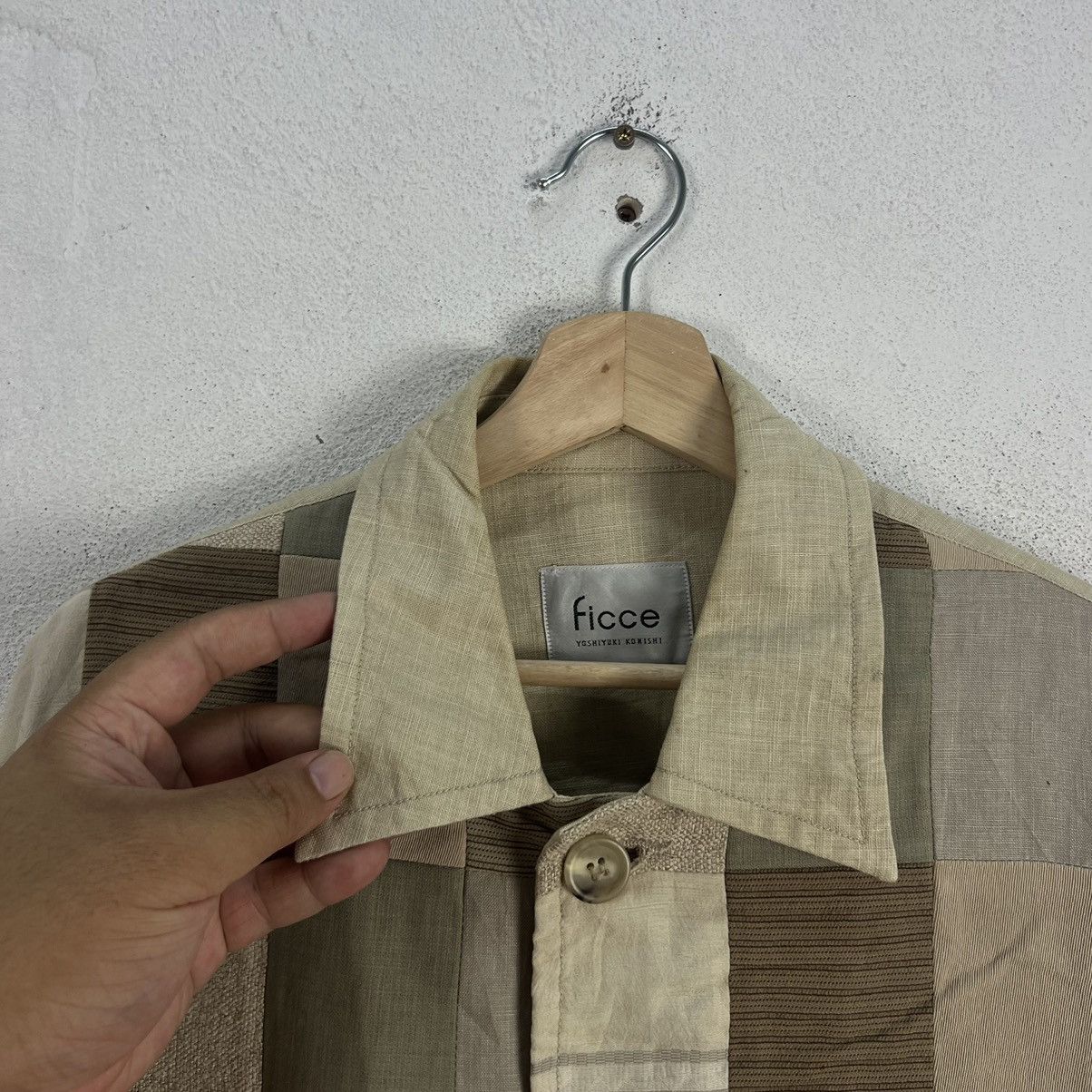 Japanese Brand VINTAGE FICCE YOSHIYUKI KONOSHI PATCH WORK JACKET DESIGN Size US L / EU 52-54 / 3 - 6 Thumbnail