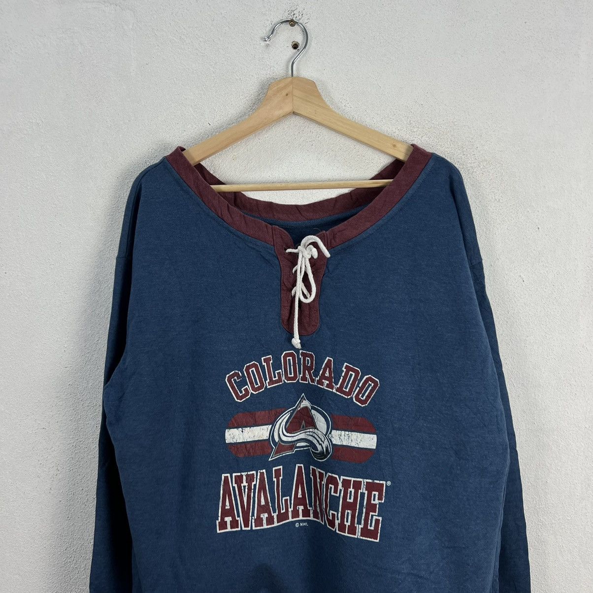 NHL VINTAGE NHL BIG LOGO SWEATSHIRT PLAYER WEAR Size US L / EU 52-54 / 3 - 3 Thumbnail