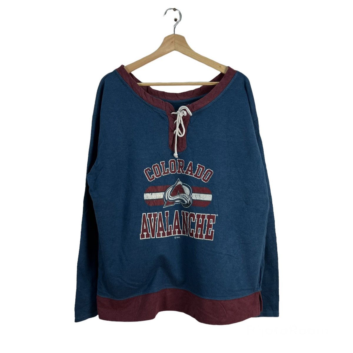 NHL VINTAGE NHL BIG LOGO SWEATSHIRT PLAYER WEAR Size US L / EU 52-54 / 3 - 1 Thumbnail
