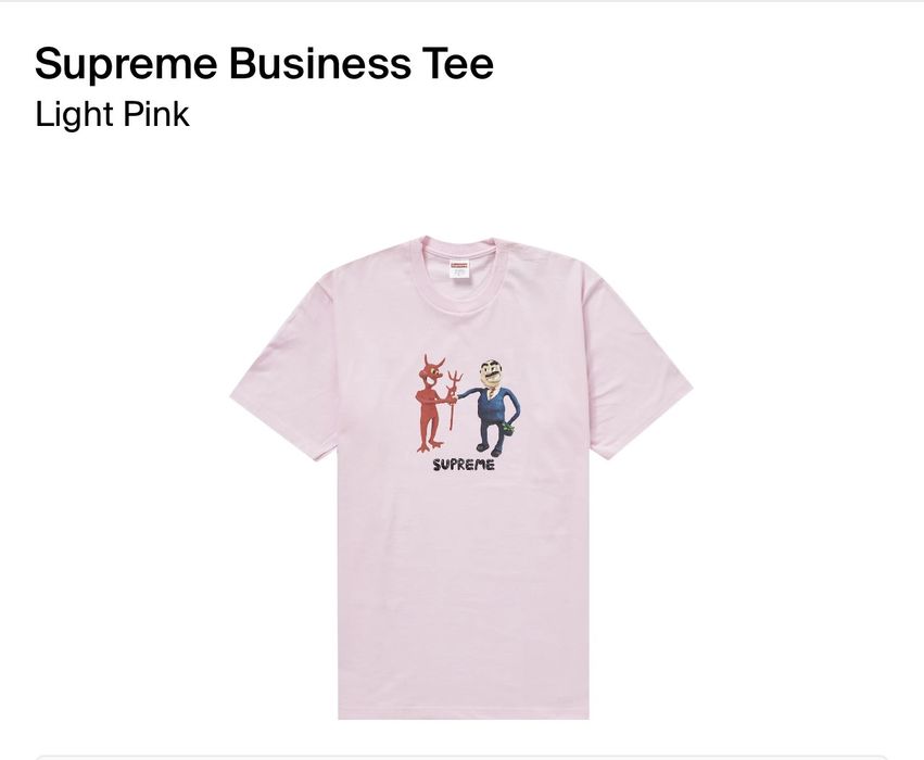 Supreme Supreme Business Tee | Grailed