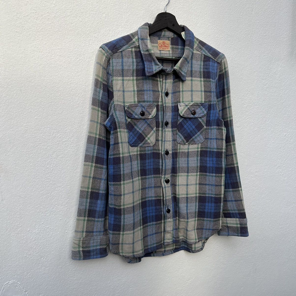 Flannel VINTAGE 5 BROTHERS MADE IN USA FLANNEL TARTAN DESIGN Size US M / EU 48-50 / 2 - 5 Thumbnail