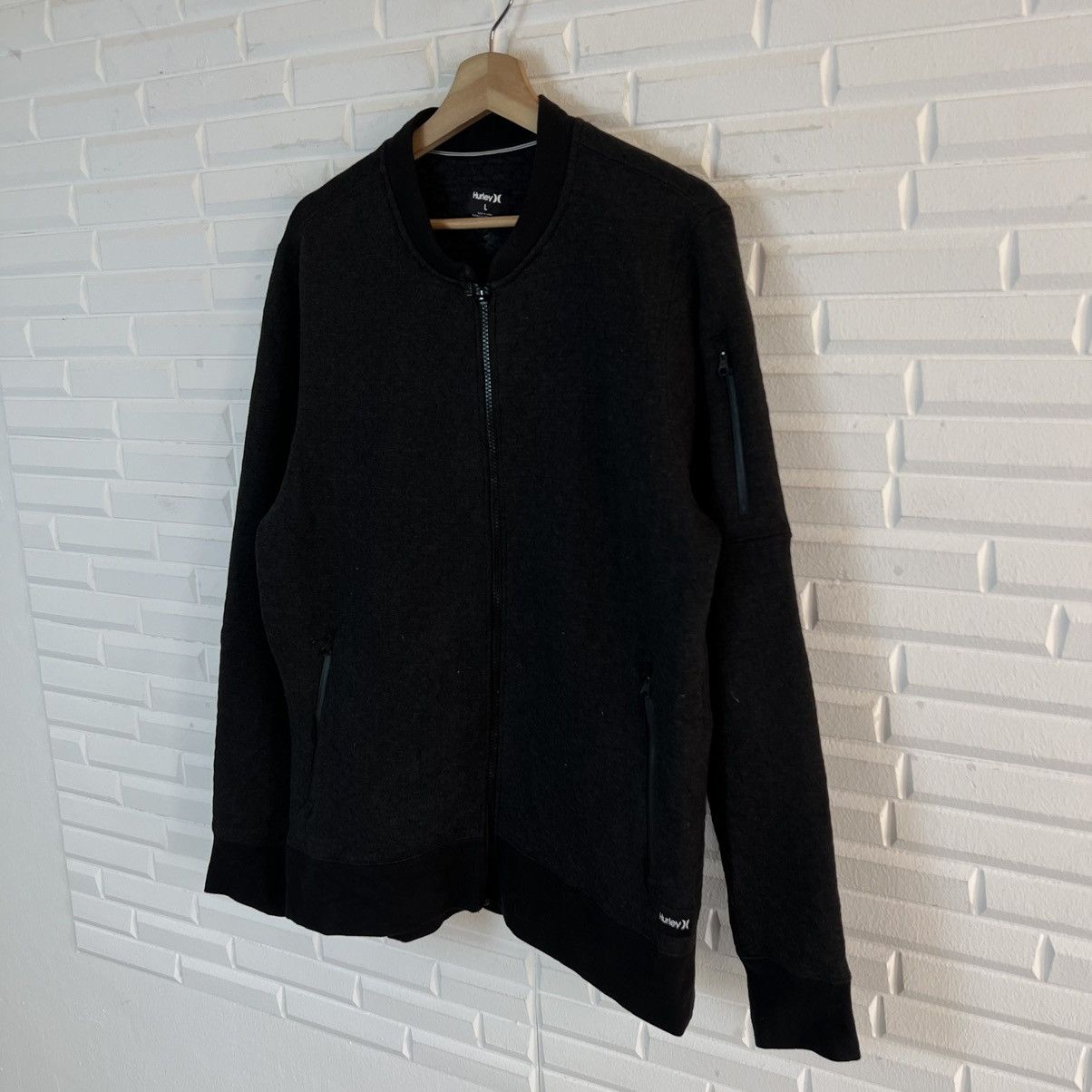 Hurley QUILTED ZIPPER JACKET HURLEY BIKER STYLE DESIGN Size US L / EU 52-54 / 3 - 2 Thumbnail