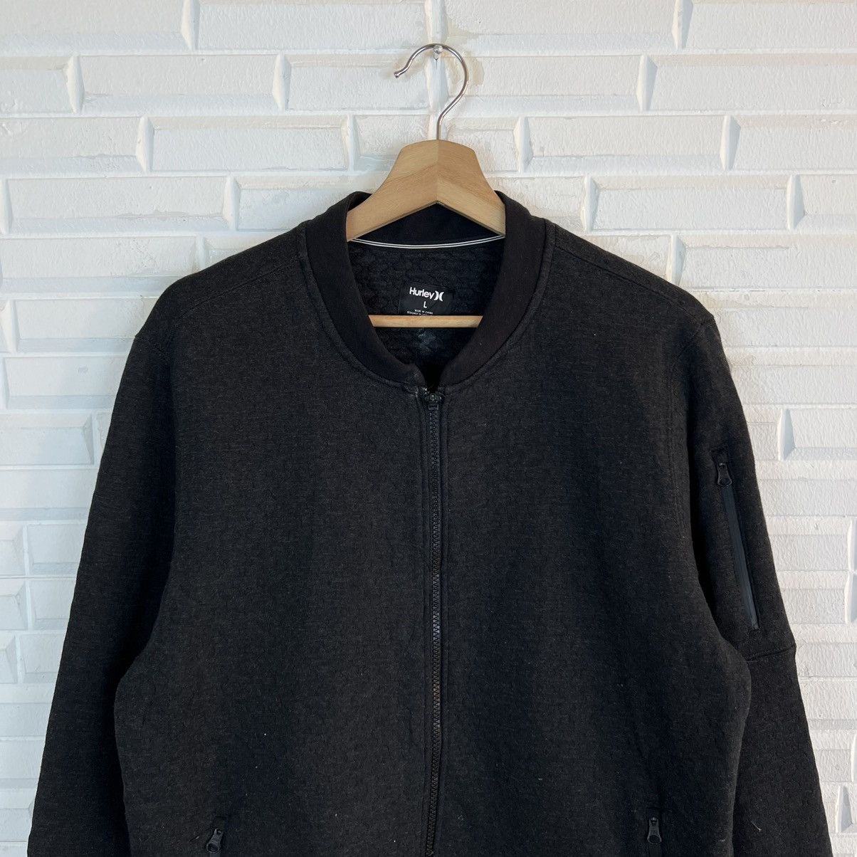 Hurley QUILTED ZIPPER JACKET HURLEY BIKER STYLE DESIGN Size US L / EU 52-54 / 3 - 3 Thumbnail