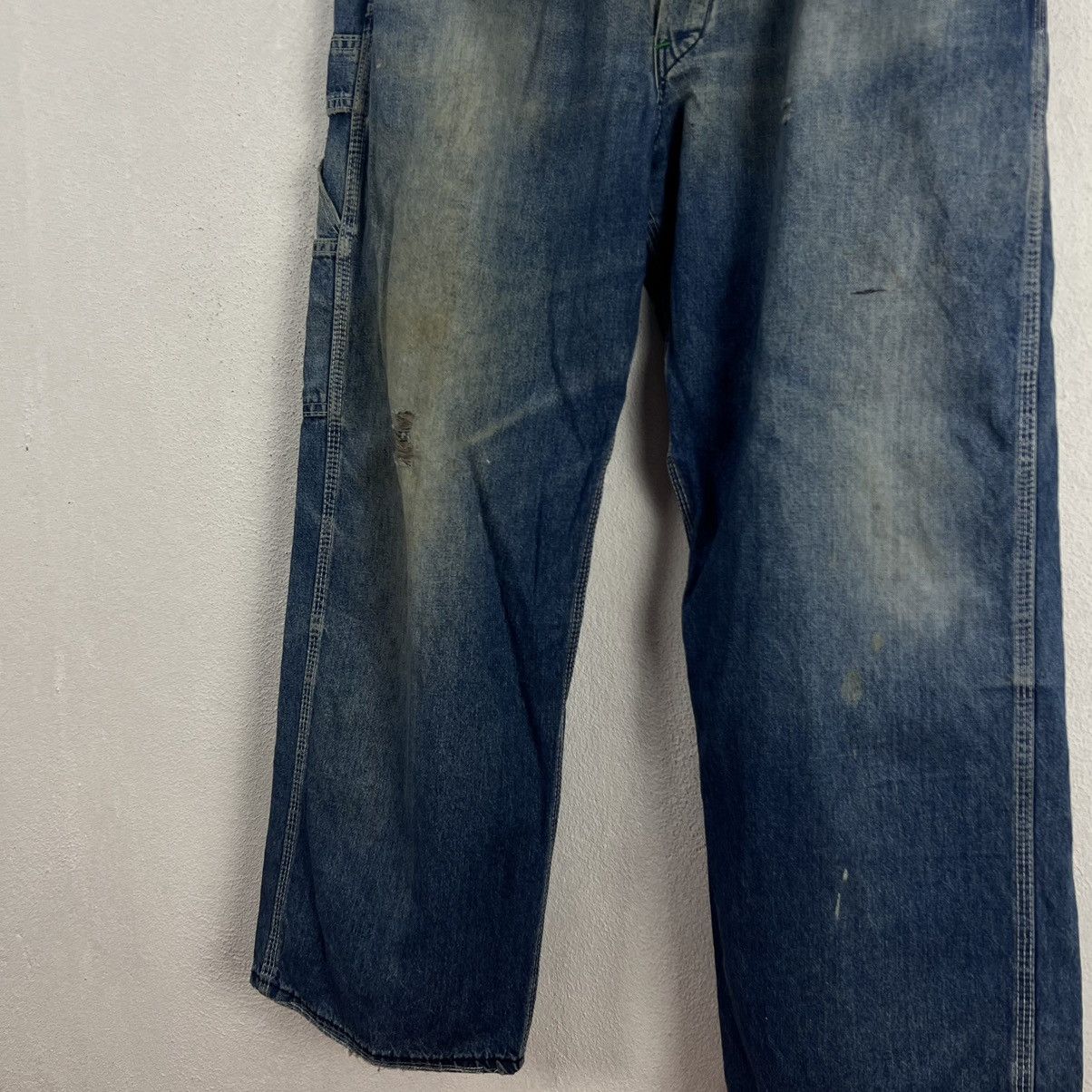 VINTAGE WORKERS WEAR OVERALLS POINTER BRAND JAPAN FABRIC