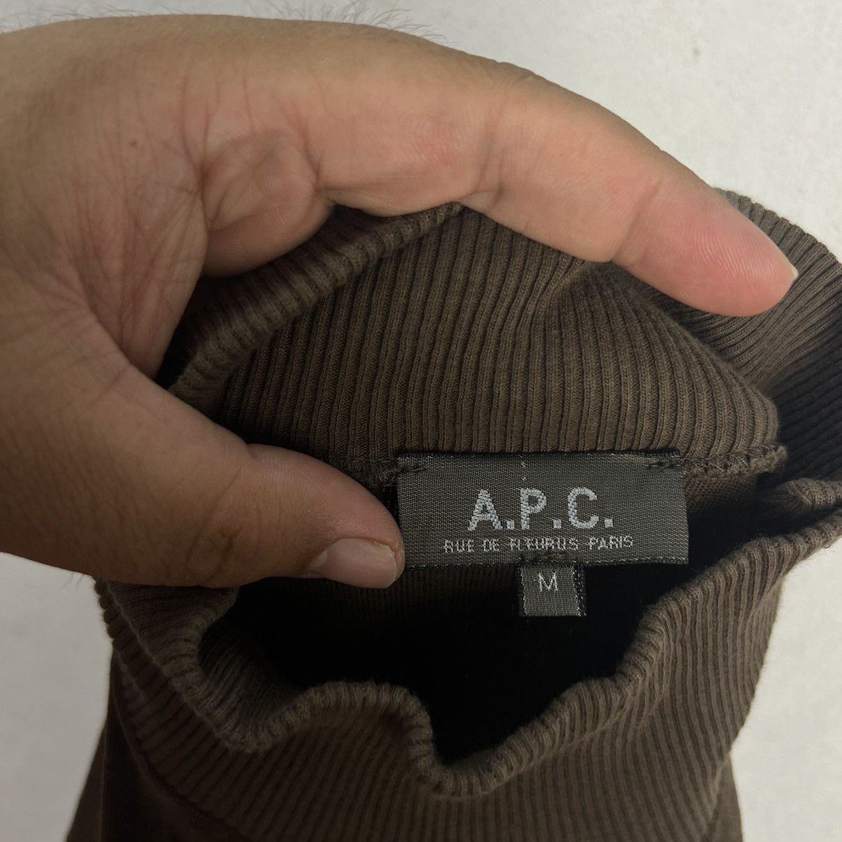 A.P.C. RARE COLLAR SWEATSHIRT APC MADE IN FRANCE Size US M / EU 48-50 / 2 - 7 Thumbnail
