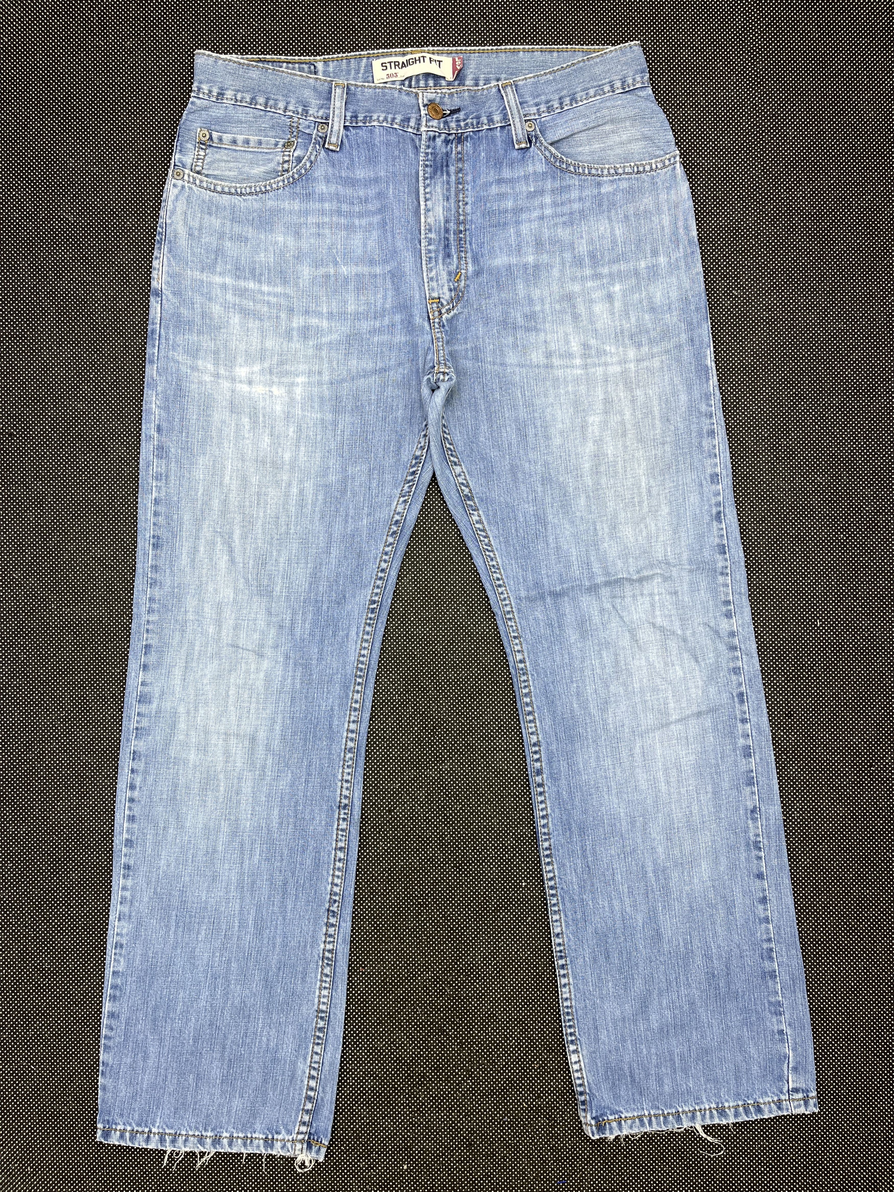 Levi's × Vintage Vintage Levis 505 Light Wash Jeans - J162 Size US 34 / EU 50 - 1 Thumbnail