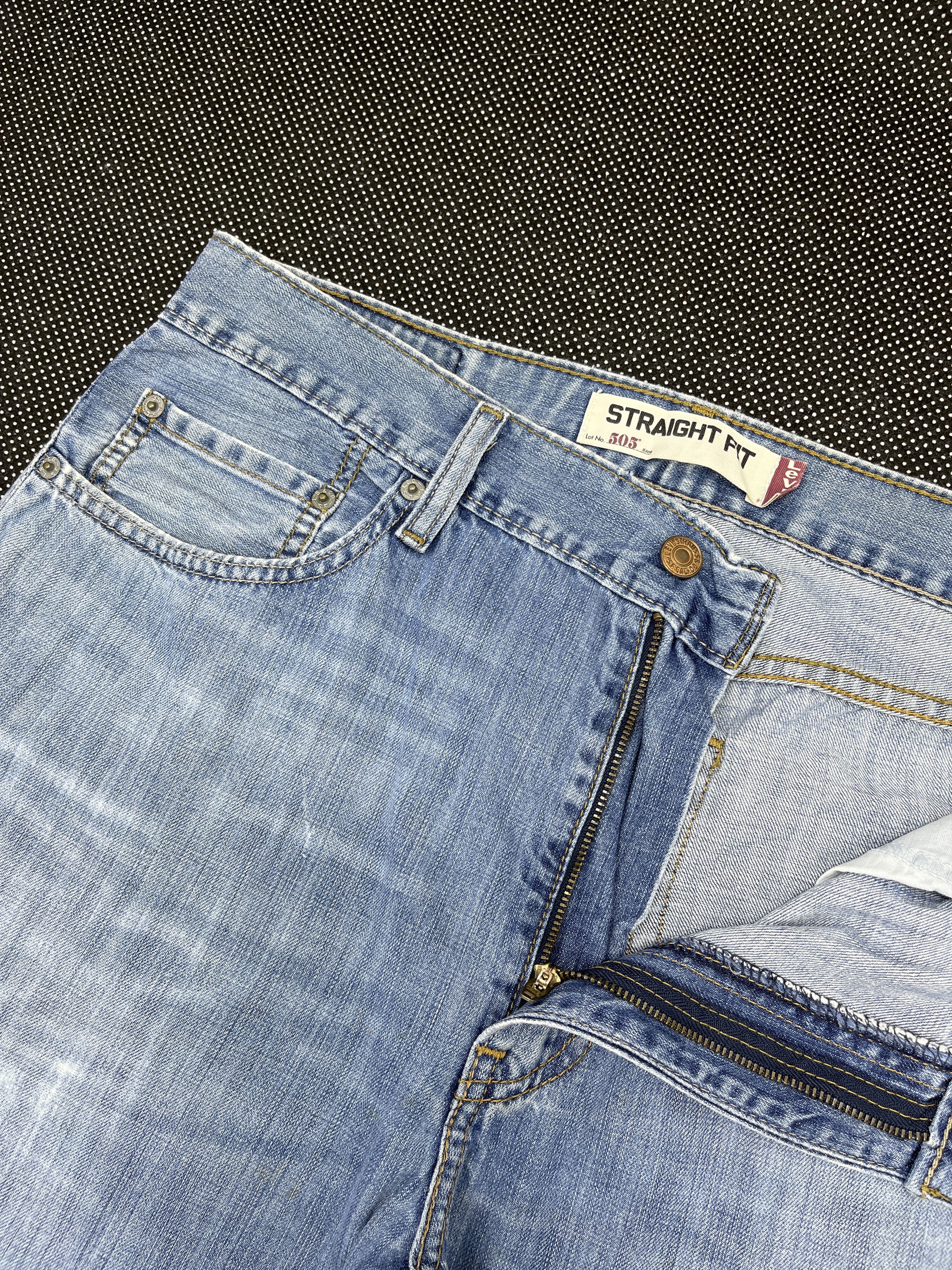 Levi's × Vintage Vintage Levis 505 Light Wash Jeans - J162 Size US 34 / EU 50 - 6 Thumbnail