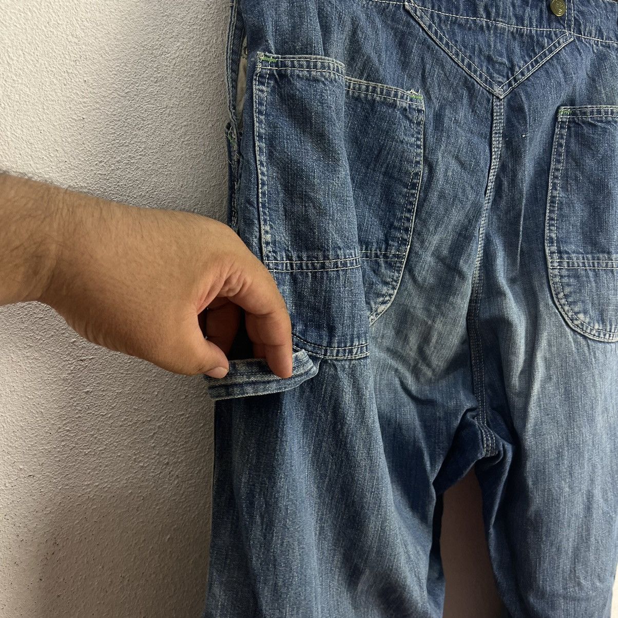 Japanese Brand VINTAGE LIBERTY OVERALLS DENIM WORKERS WEAR Size US 38 / EU 54 - 14 Thumbnail