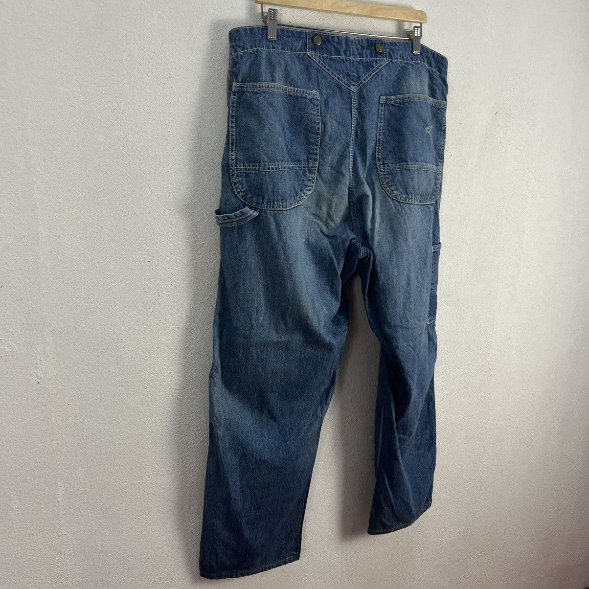 Japanese Brand VINTAGE LIBERTY OVERALLS DENIM WORKERS WEAR Size US 38 / EU 54 - 11 Thumbnail