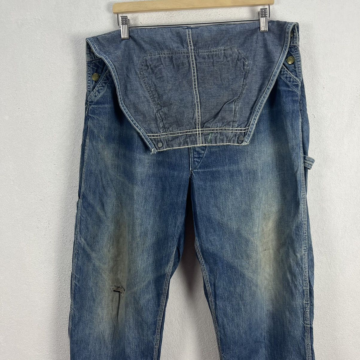 Japanese Brand VINTAGE LIBERTY OVERALLS DENIM WORKERS WEAR Size US 38 / EU 54 - 3 Thumbnail