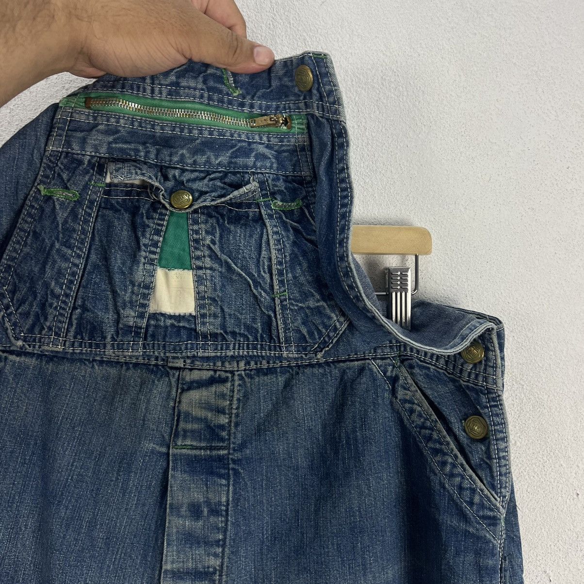 Japanese Brand VINTAGE LIBERTY OVERALLS DENIM WORKERS WEAR Size US 38 / EU 54 - 6 Thumbnail