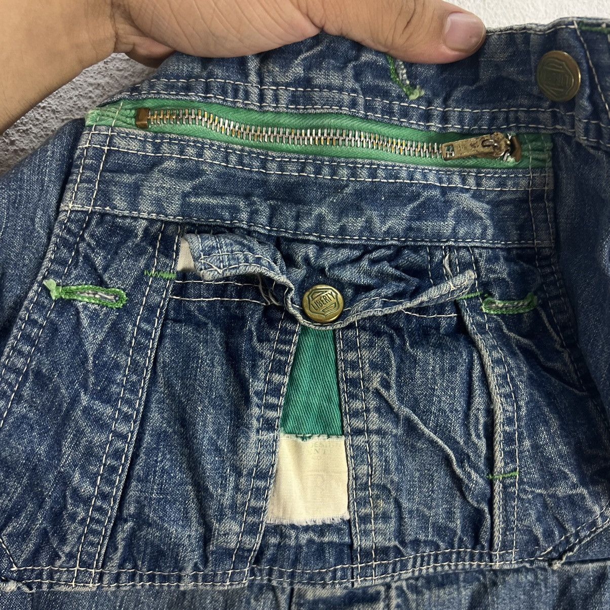 Japanese Brand VINTAGE LIBERTY OVERALLS DENIM WORKERS WEAR Size US 38 / EU 54 - 7 Thumbnail