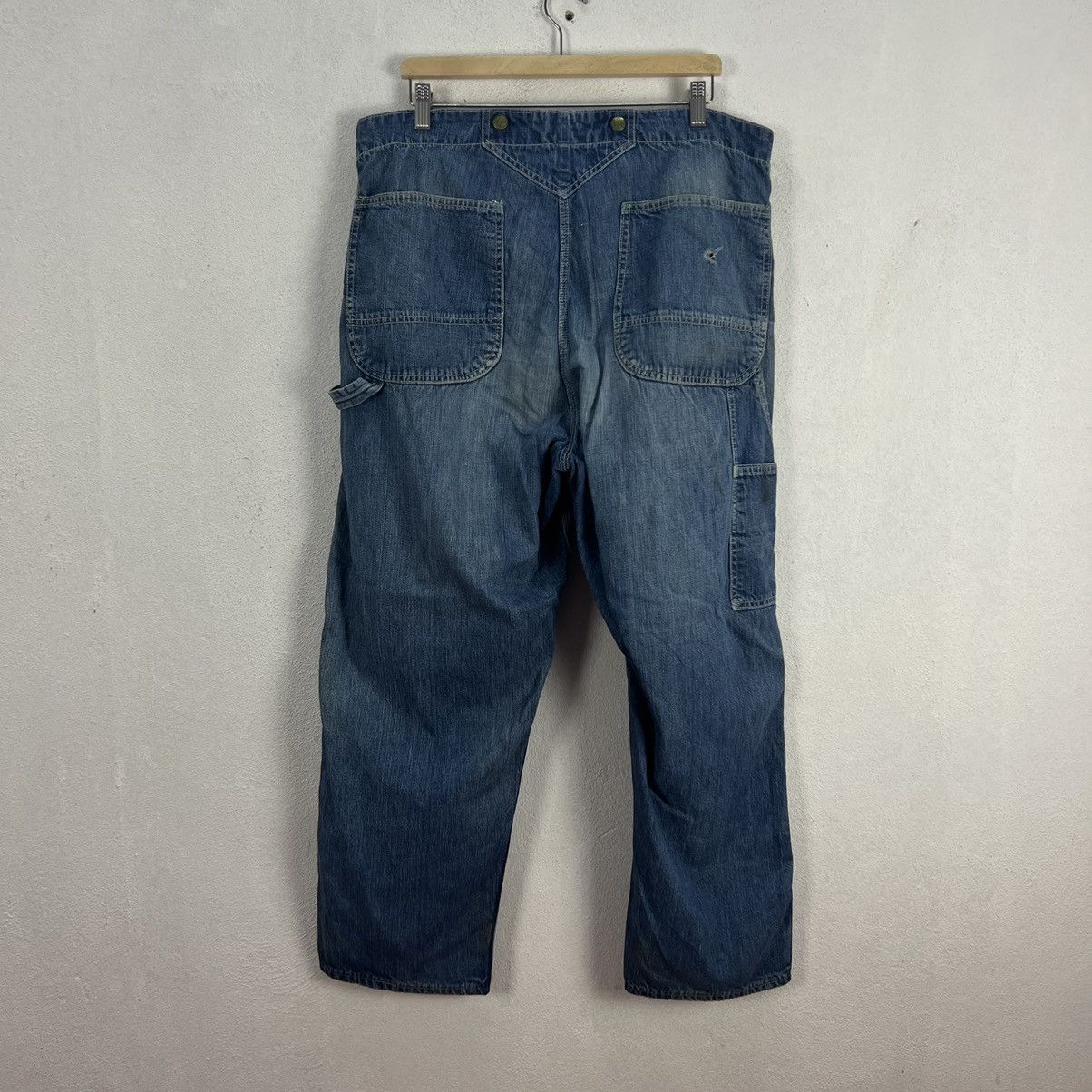 Japanese Brand VINTAGE LIBERTY OVERALLS DENIM WORKERS WEAR Size US 38 / EU 54 - 9 Thumbnail