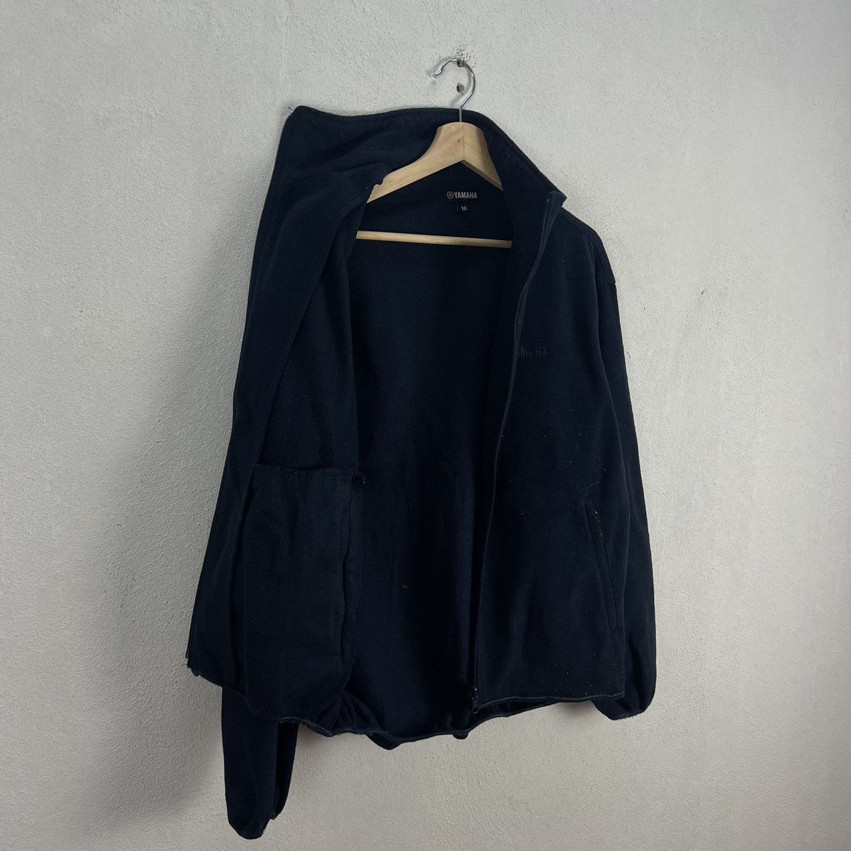 Japanese Brand VINTAGE YAMAHA FLEECE JACKET ZIPPER RACING STAFF Size US M / EU 48-50 / 2 - 9 Thumbnail