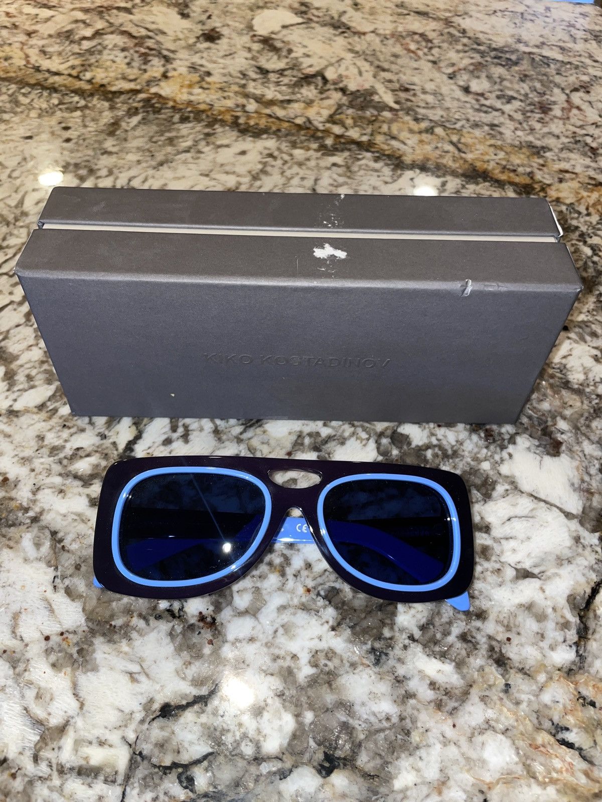 Kiko Kostadinov Acetate Depero Sunglasses in Rhapsody Blue