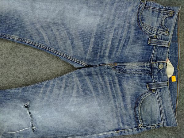 Vintage Distressed Blue Vintage Levi's 523 Jeans 33x28 Denim -JG011 ...