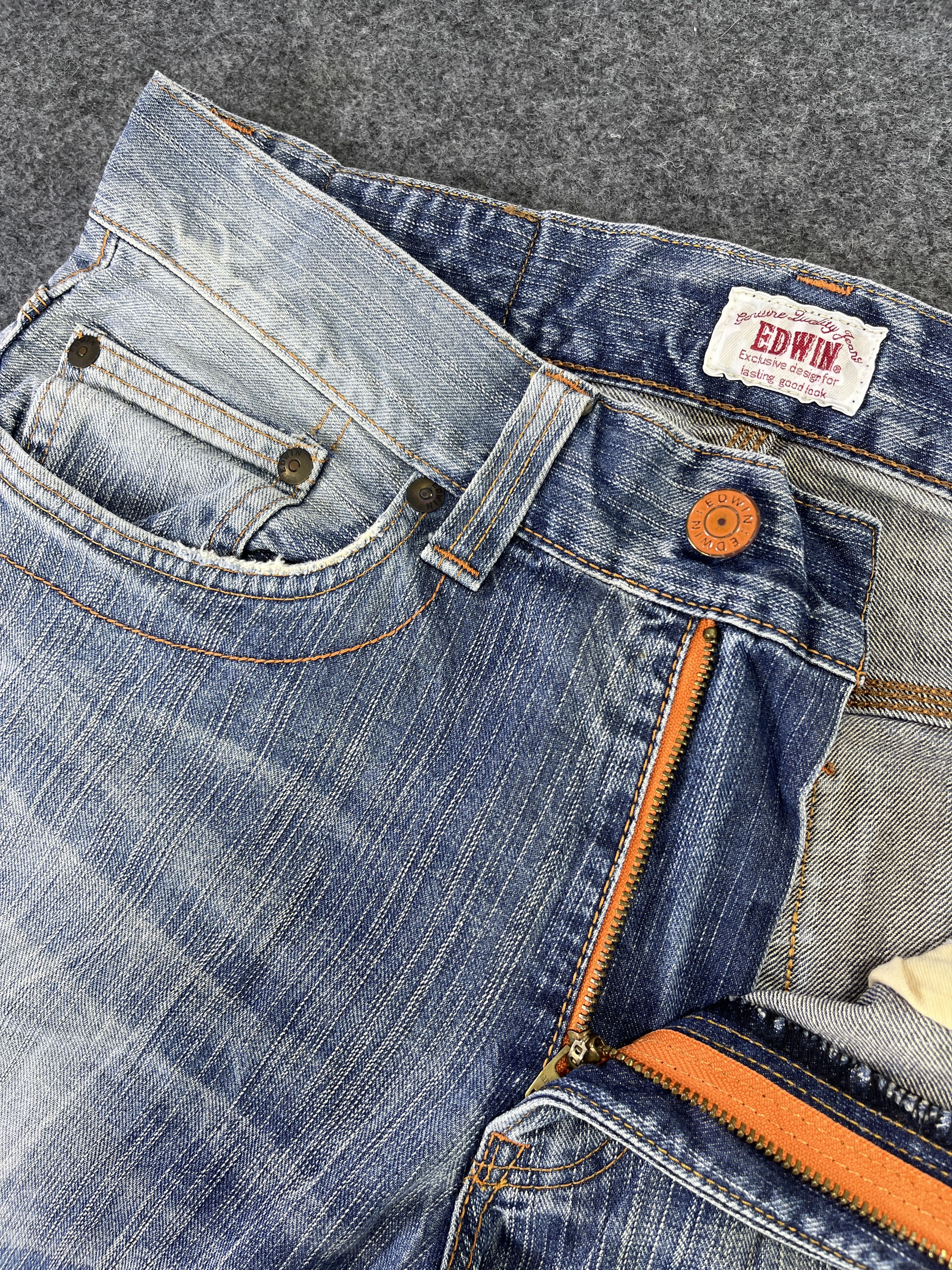 Edwin Edwin XV Jeans Distressed Denim J833 Size US 36 / EU 52 - 5 Thumbnail