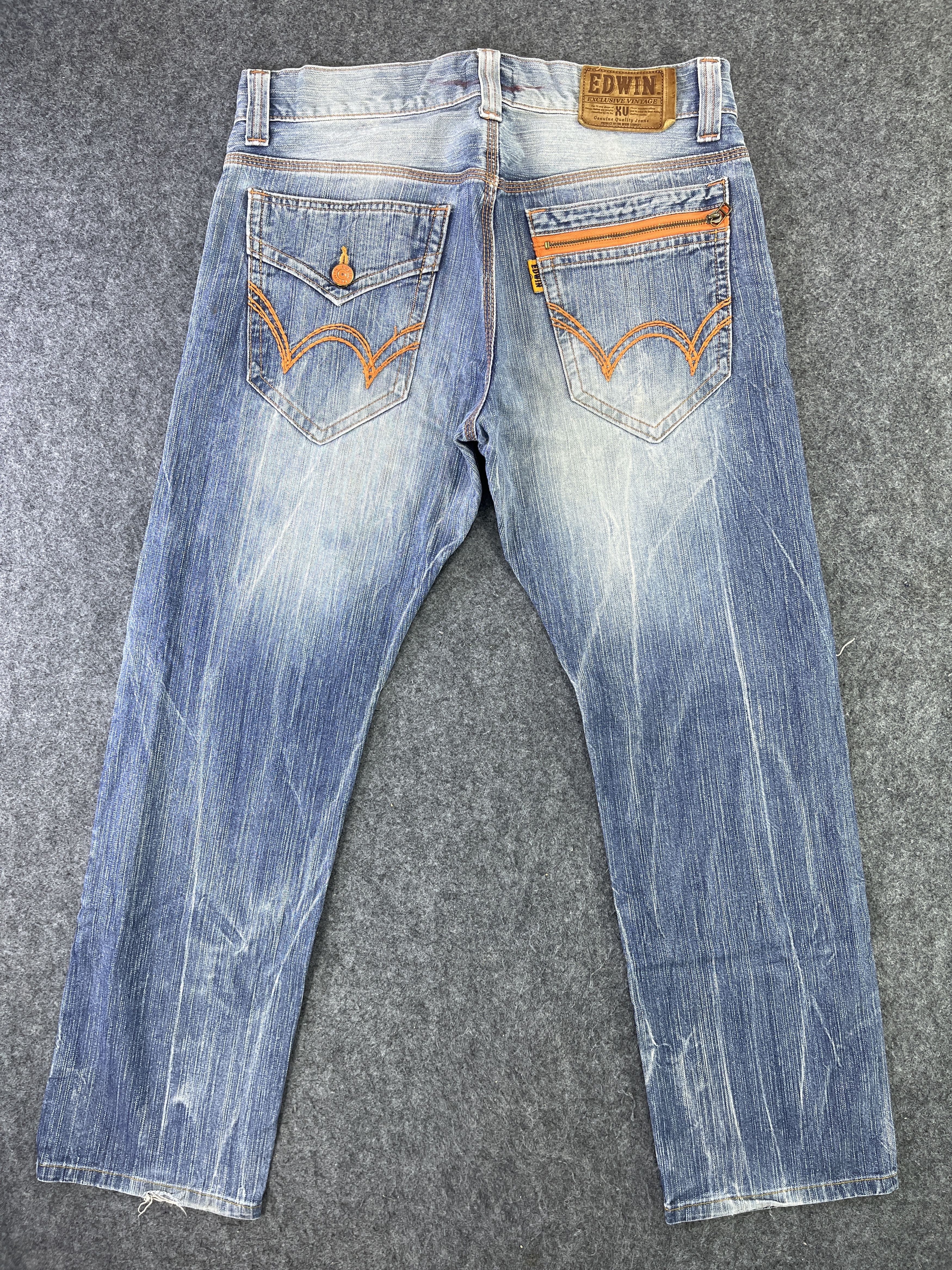 Edwin Edwin XV Jeans Distressed Denim J833 Size US 36 / EU 52 - 2 Thumbnail