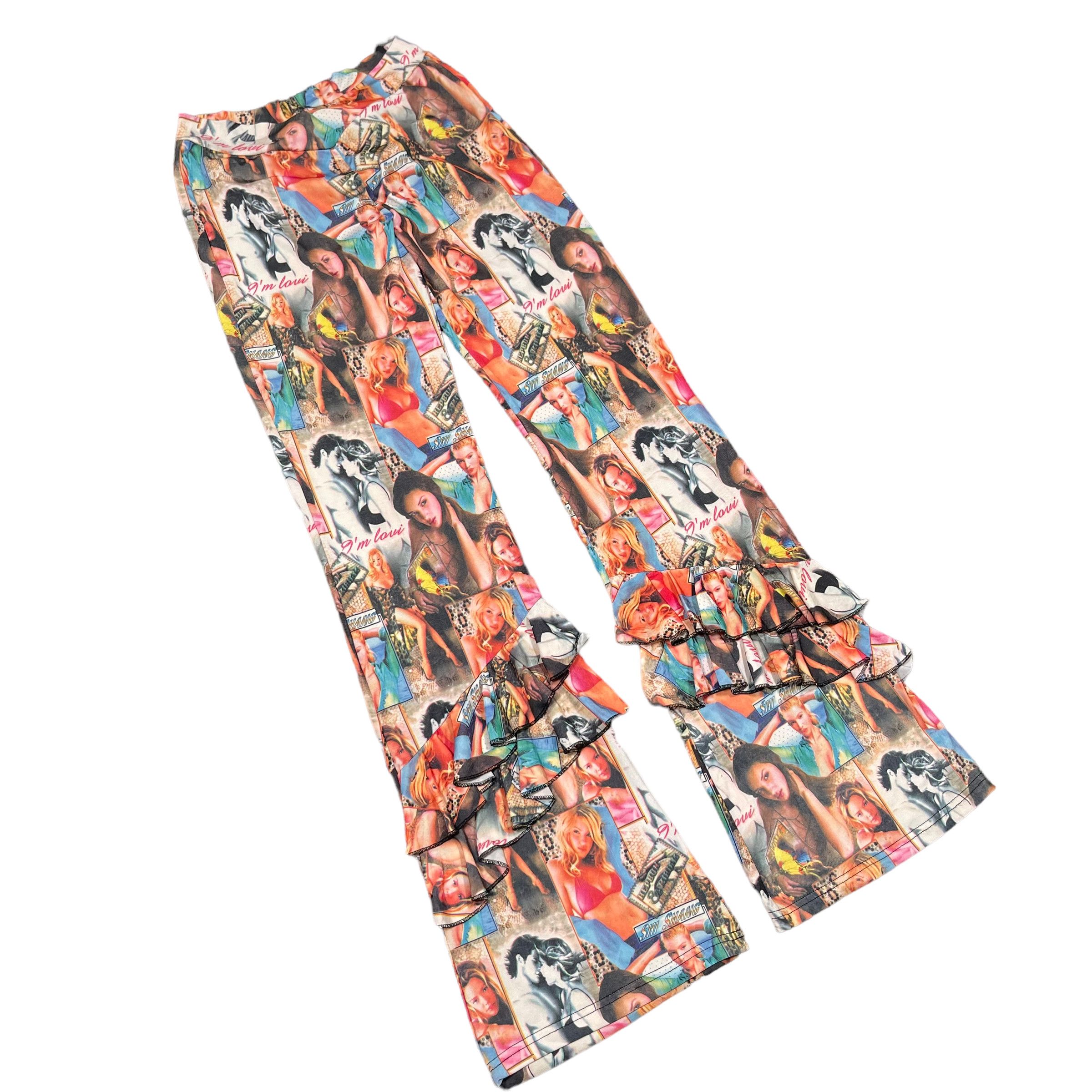 Beauty Beast × Hysteric Glamour Porn Star Printed Punk Elastic Pants Size 25" / US 0 / IT 36 - 10 Thumbnail