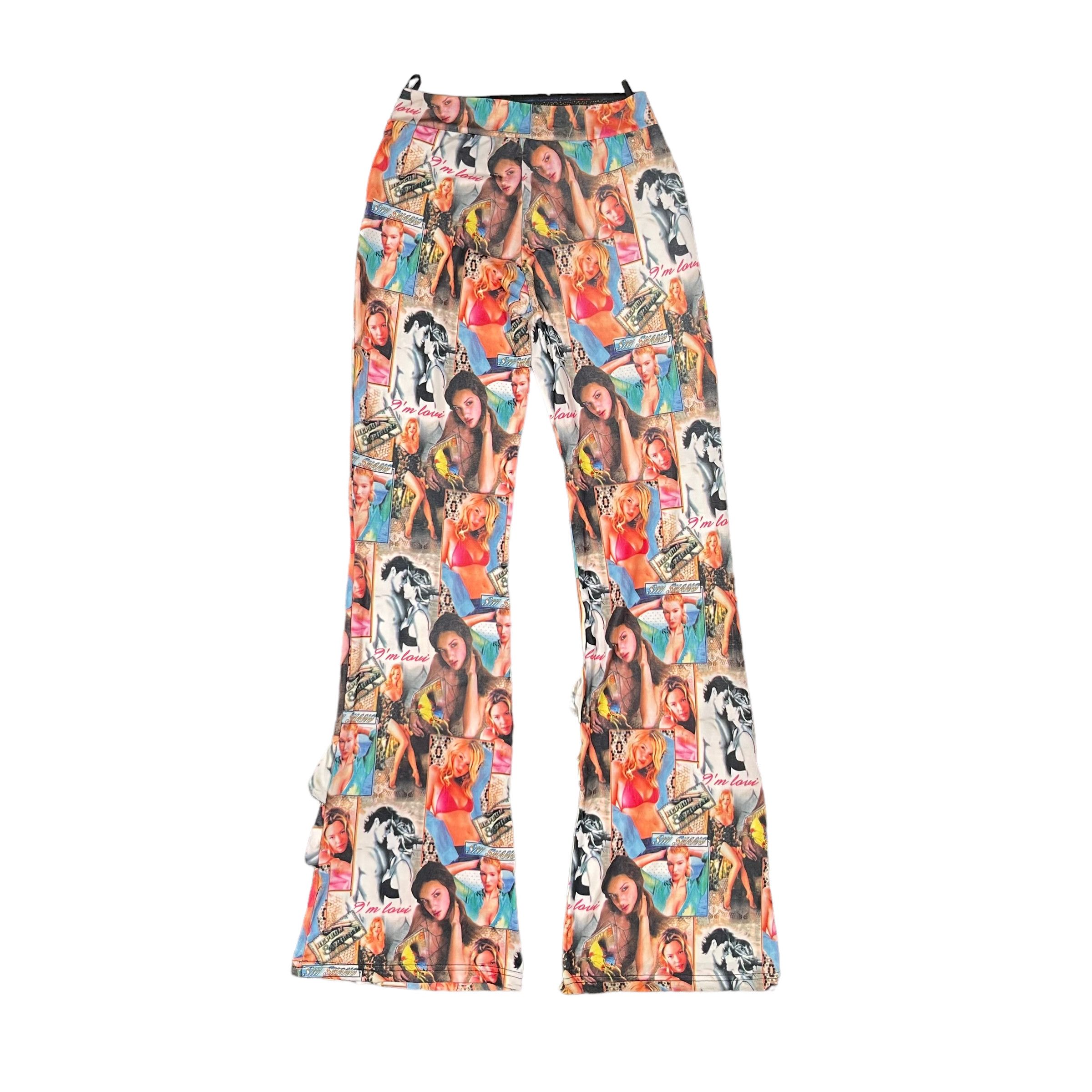 Beauty Beast × Hysteric Glamour Porn Star Printed Punk Elastic Pants Size 25" / US 0 / IT 36 - 9 Thumbnail