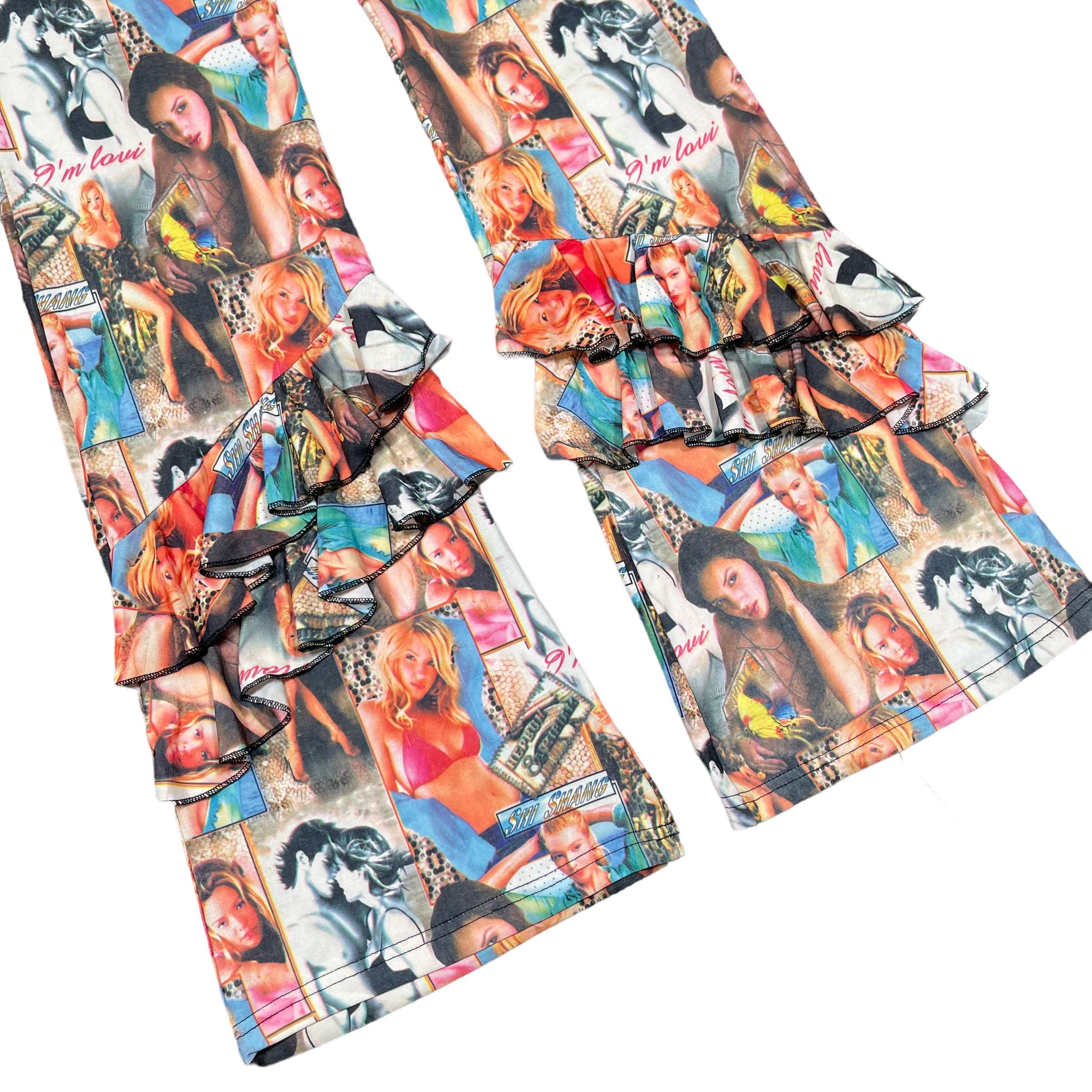 Beauty Beast × Hysteric Glamour Porn Star Printed Punk Elastic Pants Size 25" / US 0 / IT 36 - 8 Thumbnail
