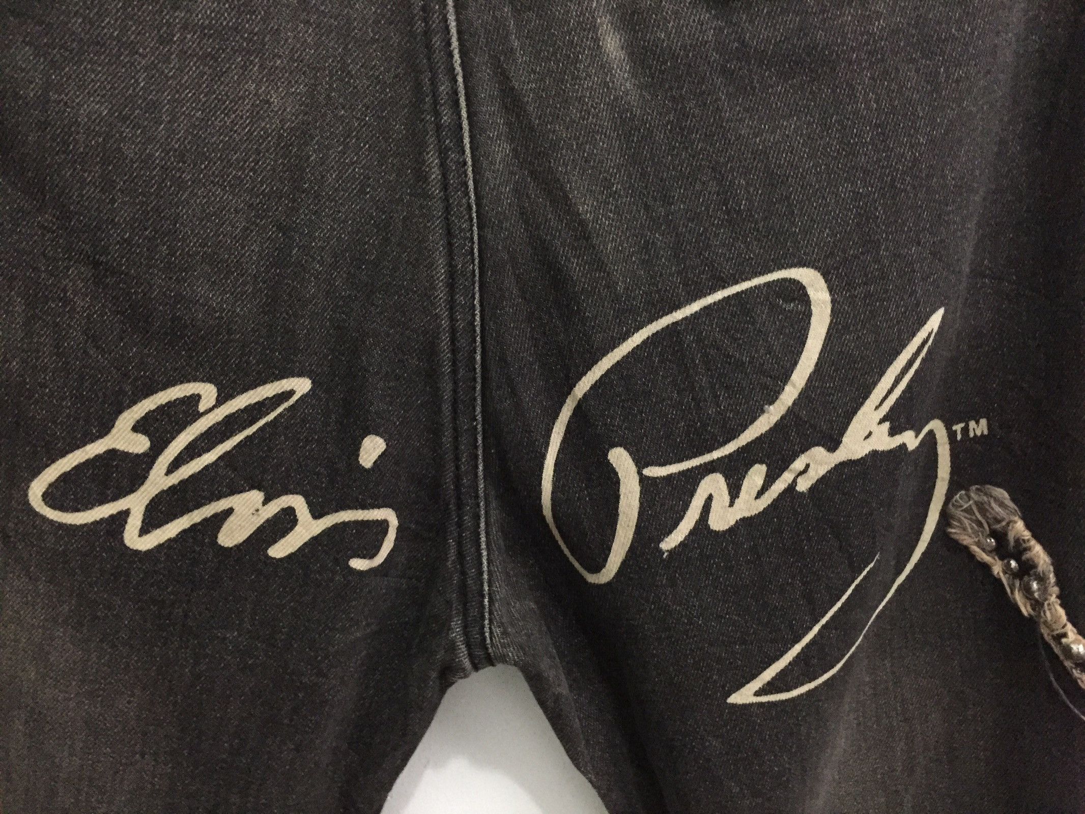 GOSTAR DE FUGA RARE🔥90s PPFM 🇯🇵 X Elvis Presley Denim Jeans Size US 30 / EU 46 - 5 Thumbnail